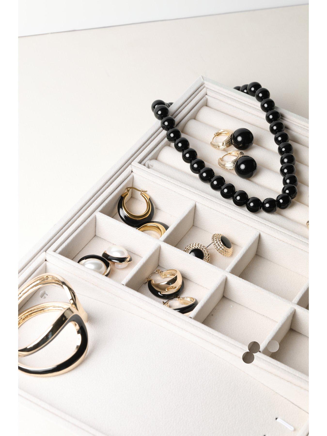 Image 5 of 5 of Jon Richard Jet Resin Orb Necklace - Black