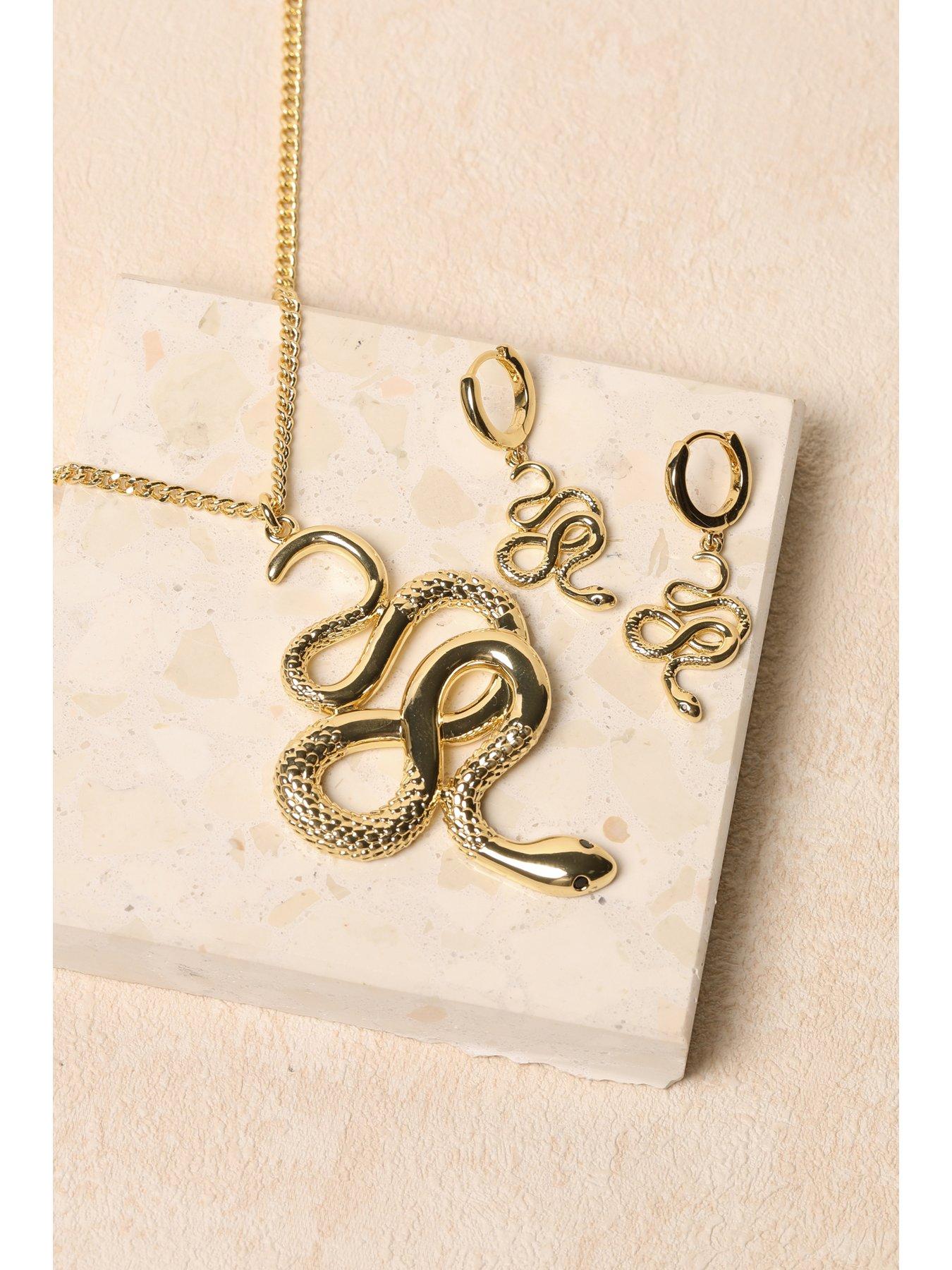jon-richard-plated-snake-long-pendant-golddetail
