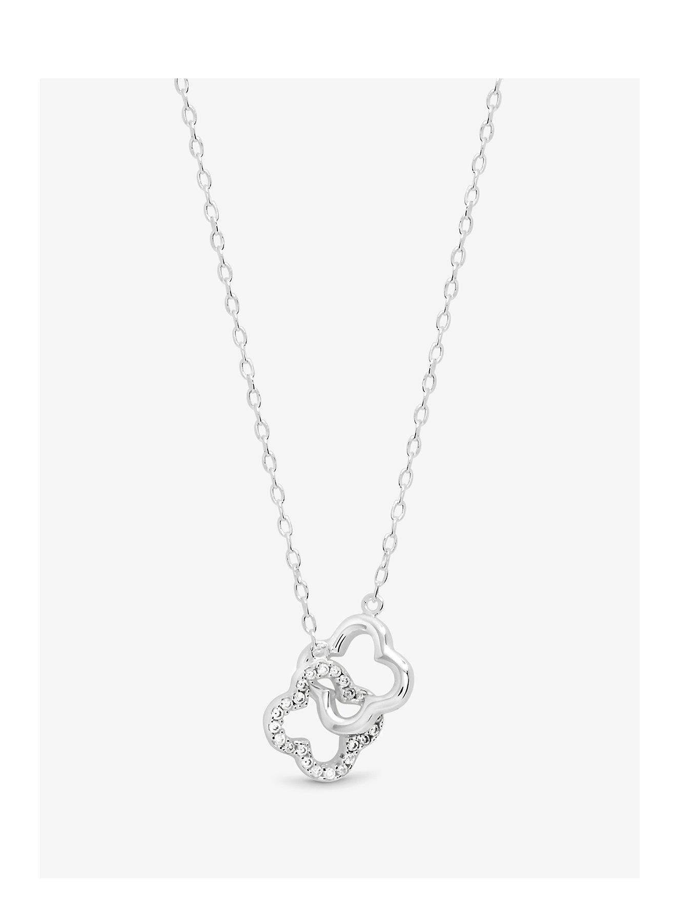 simply-silver-sterling-925-pave-clover-interlink-necklace-gift-pouch