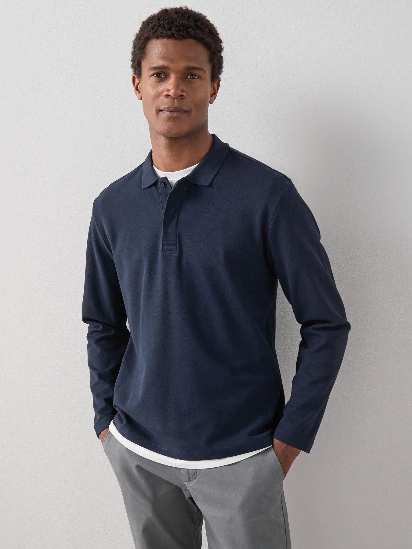the-very-collection-pure-cotton-longsleeve-superfine-pique-polo-navyfront