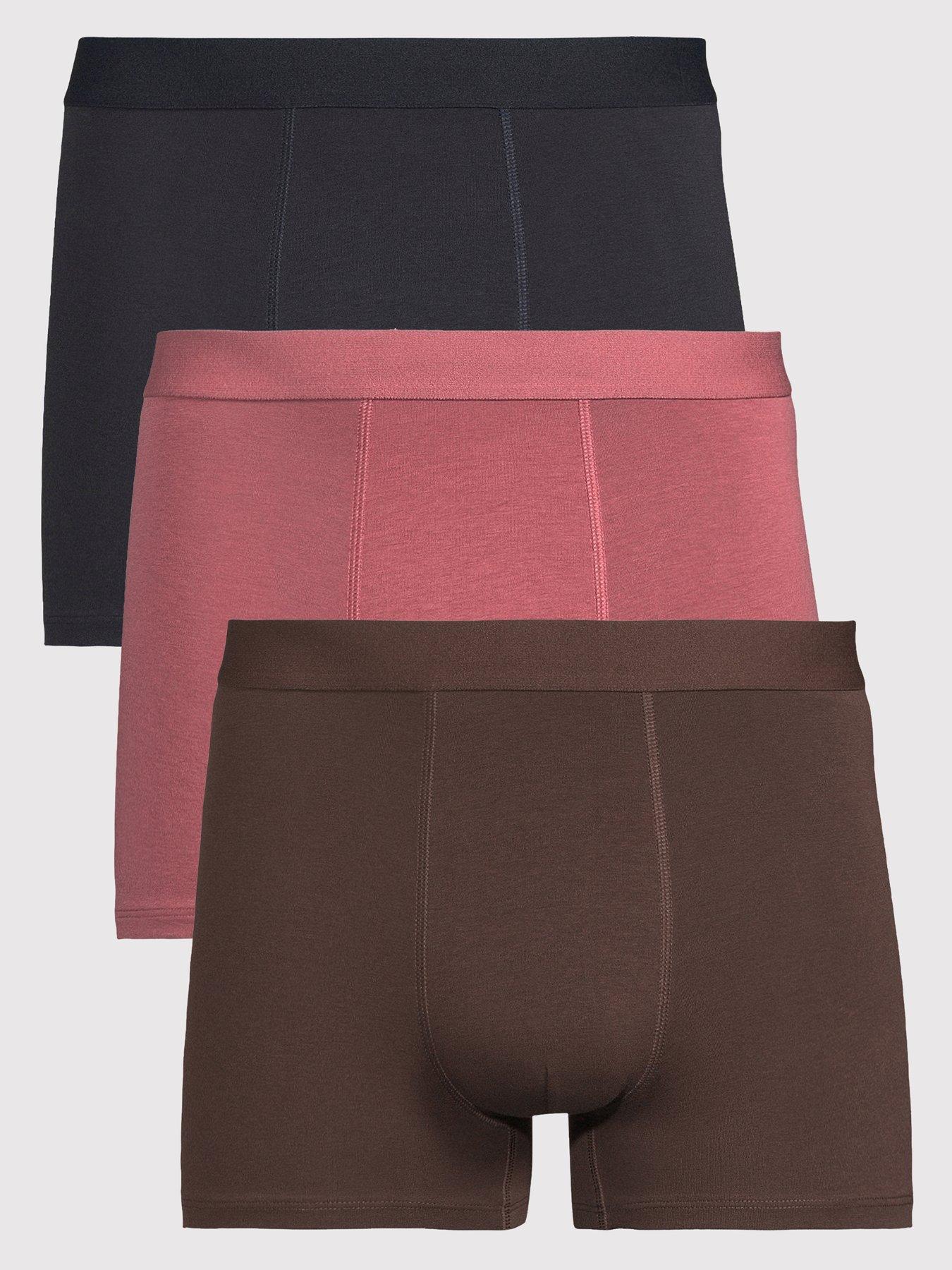 The Very Collection 3 Pack Trunk - Navy/Brown/Burgundy