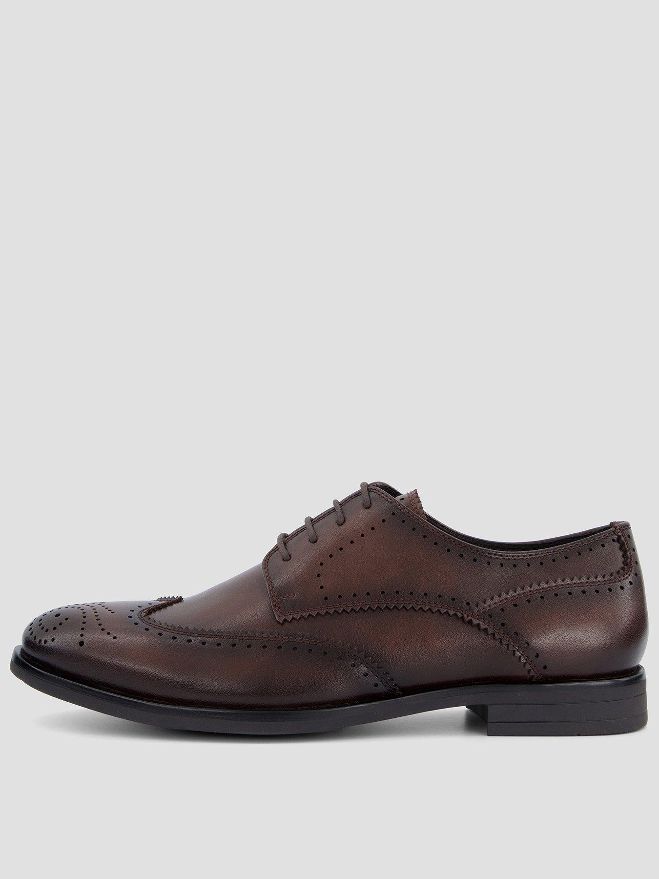 The Very Collection Formal Lace Up Brogue Shoe - Standard Fit - Brown