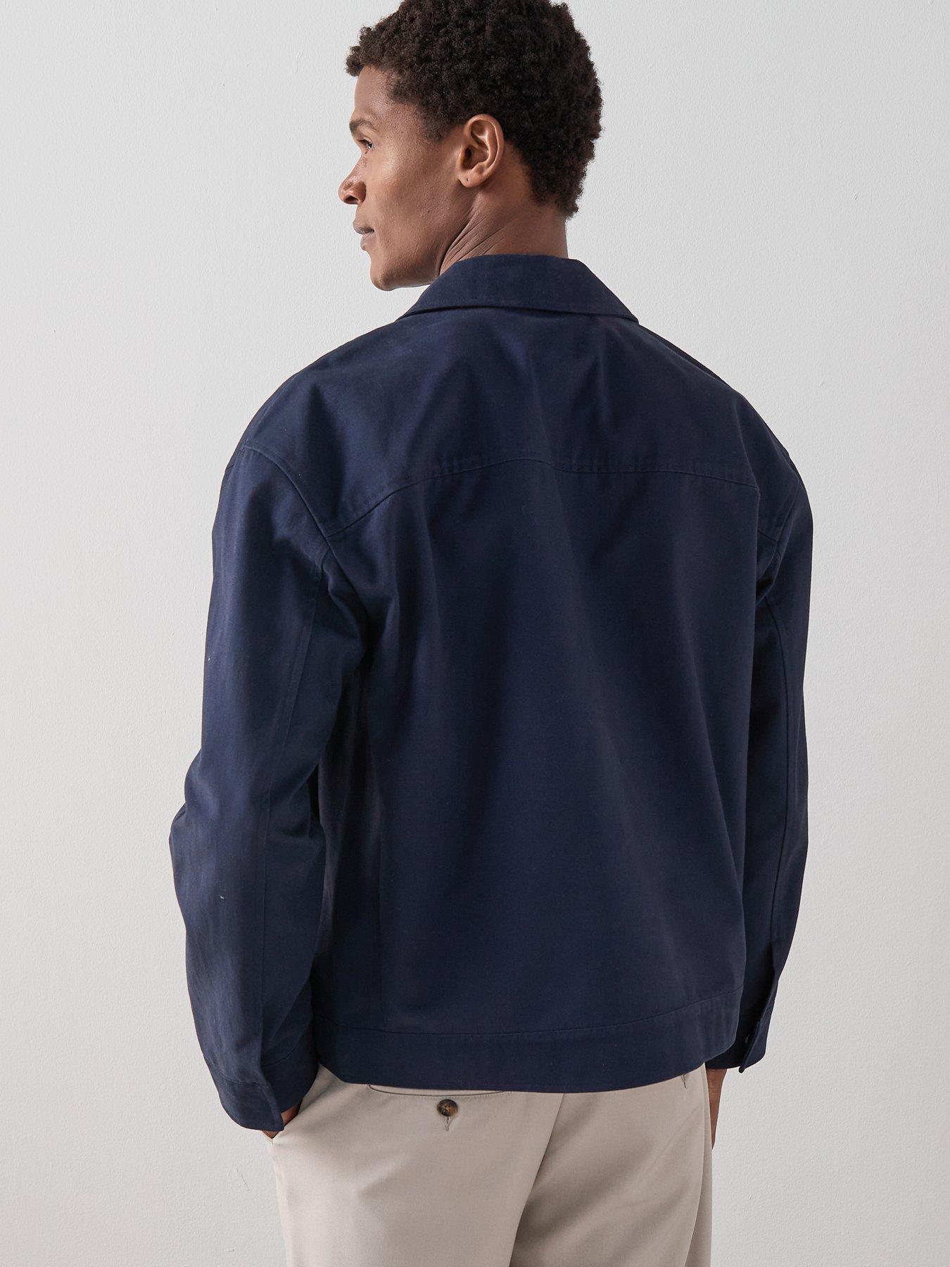 the-very-collection-pure-cotton-zip-through-collared-jacket-navystillFront