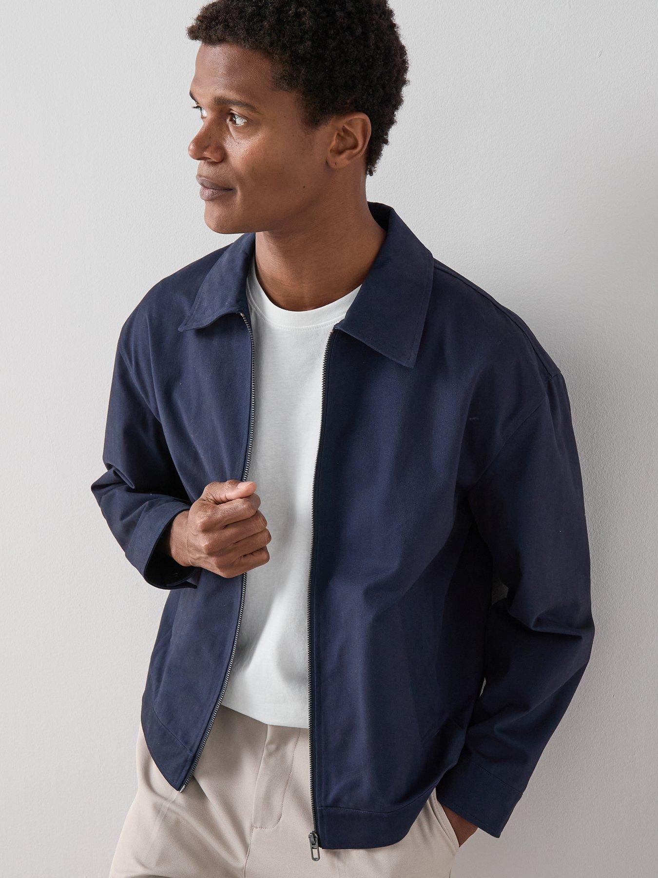 the-very-collection-pure-cotton-zip-through-collared-jacket-navyoutfit