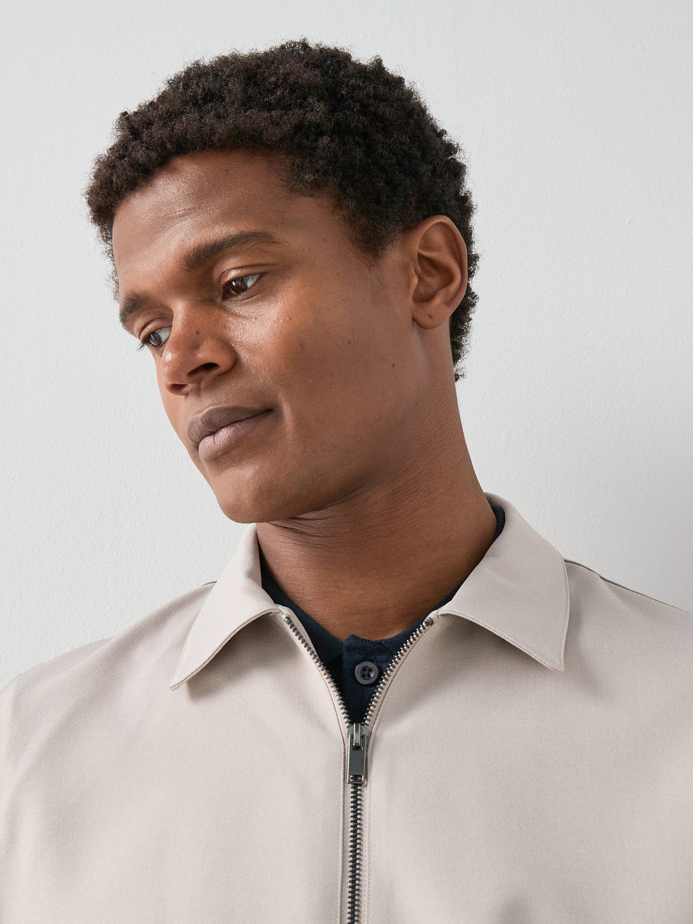 Image 6 of 7 of The Very Collection Formal Collared Jacket - Stone
