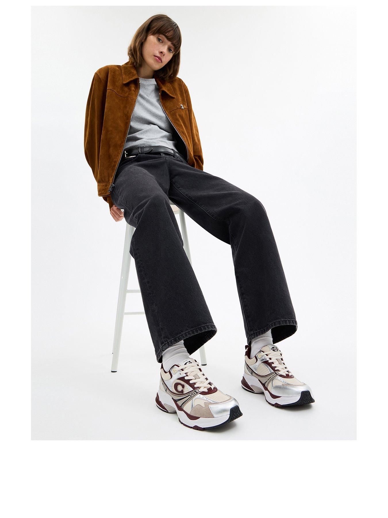 Image 2 of 6 of COACH Mesh Sneaker - Red