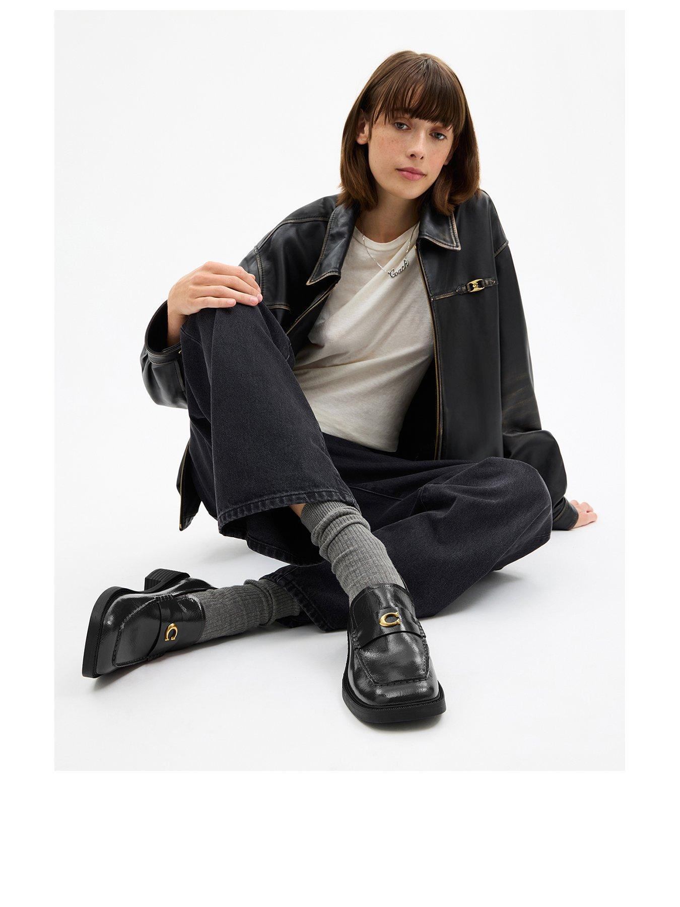 coach-glazed-leather-penny-loafer-blackstillFront