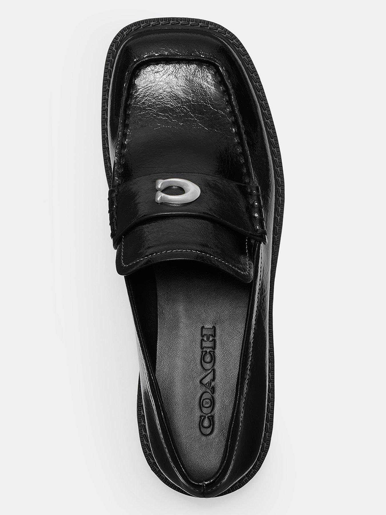 coach-glazed-leather-penny-loafer-blackoutfit