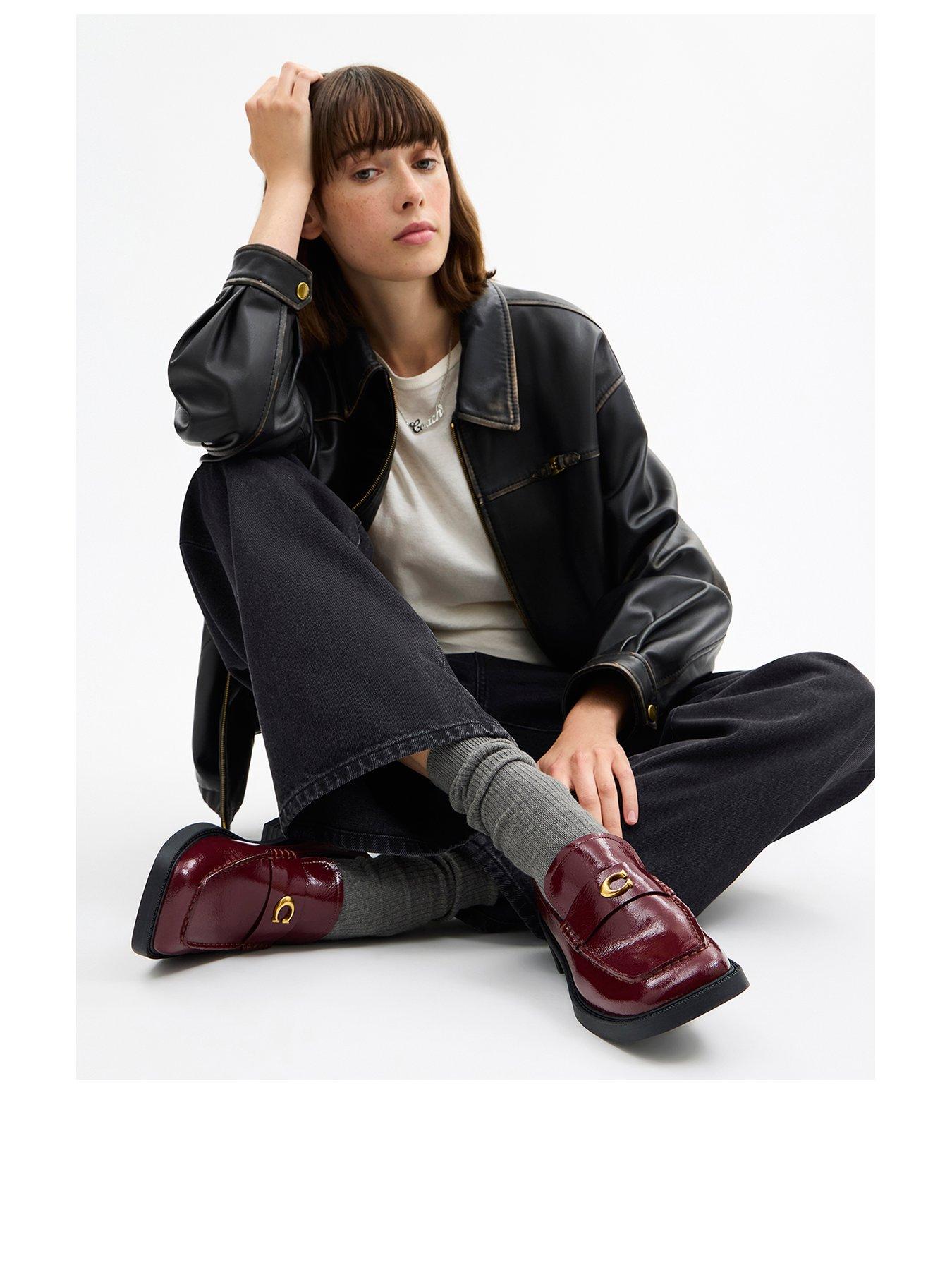 coach-glazed-leather-penny-loafer-redstillFront