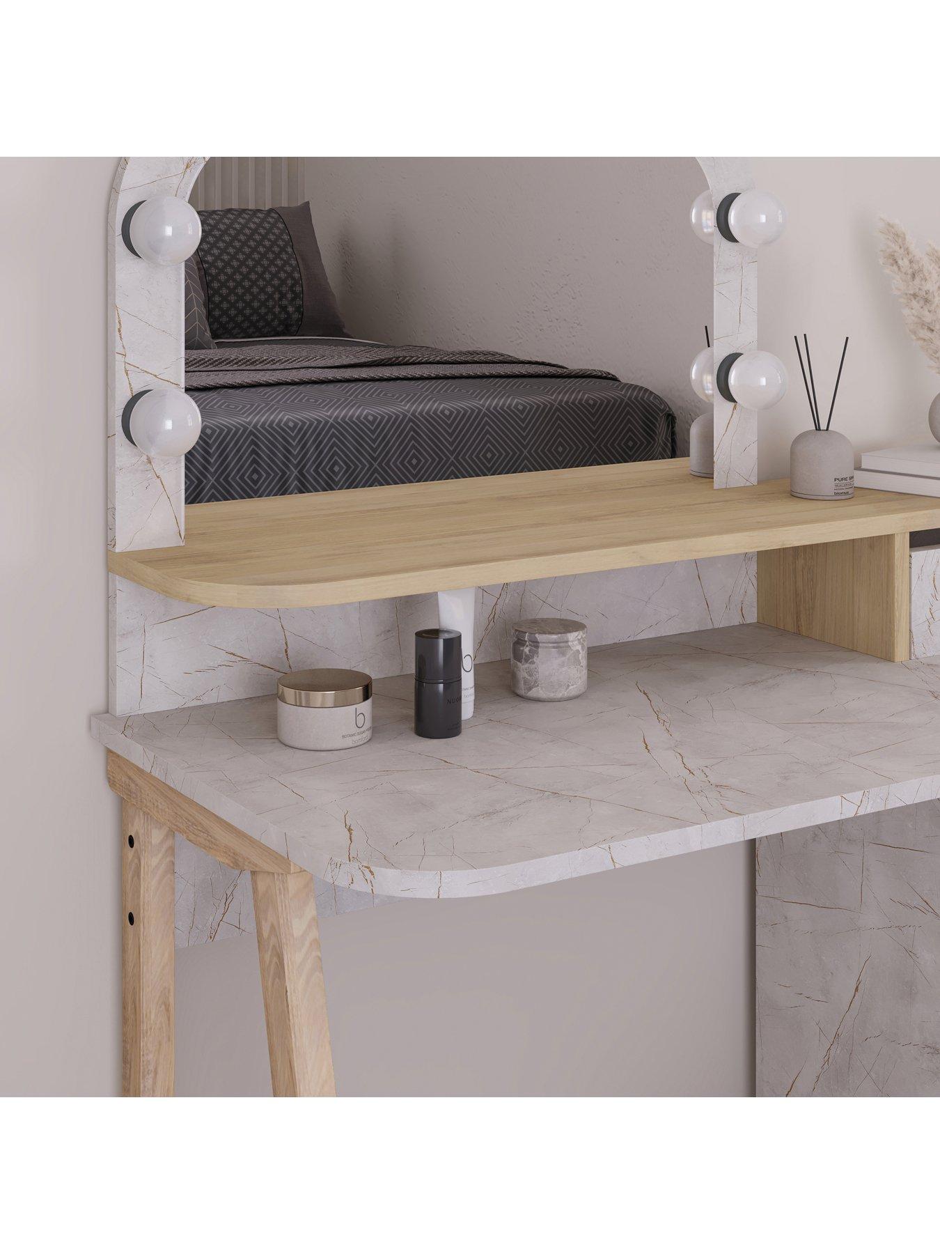 Image 4 of 7 of Decortie Avien Dressing Table - Lagina/oak