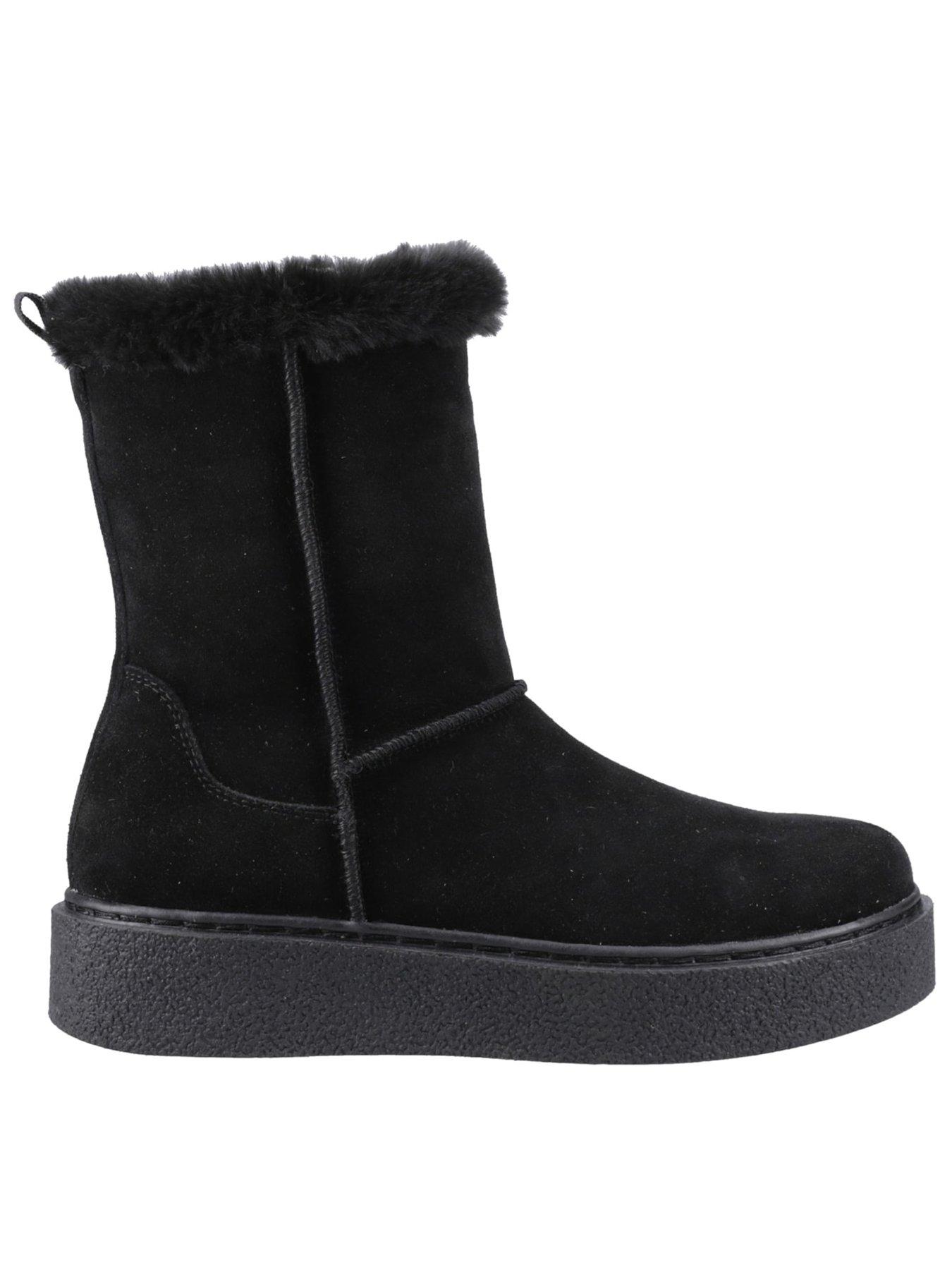 Image 1 of 5 of Hush Puppies Becca Mid Boot - Black