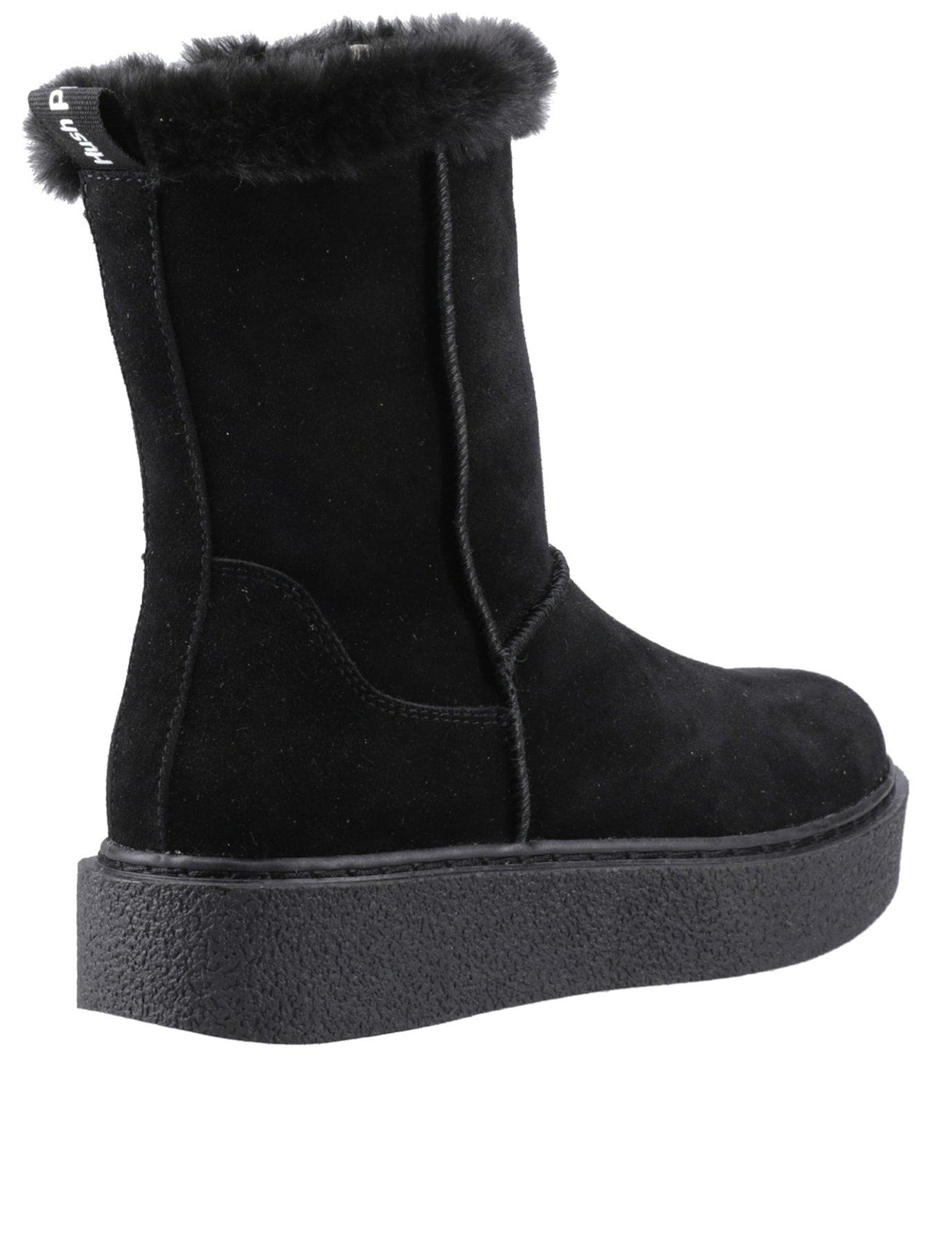 Image 3 of 5 of Hush Puppies Becca Mid Boot - Black