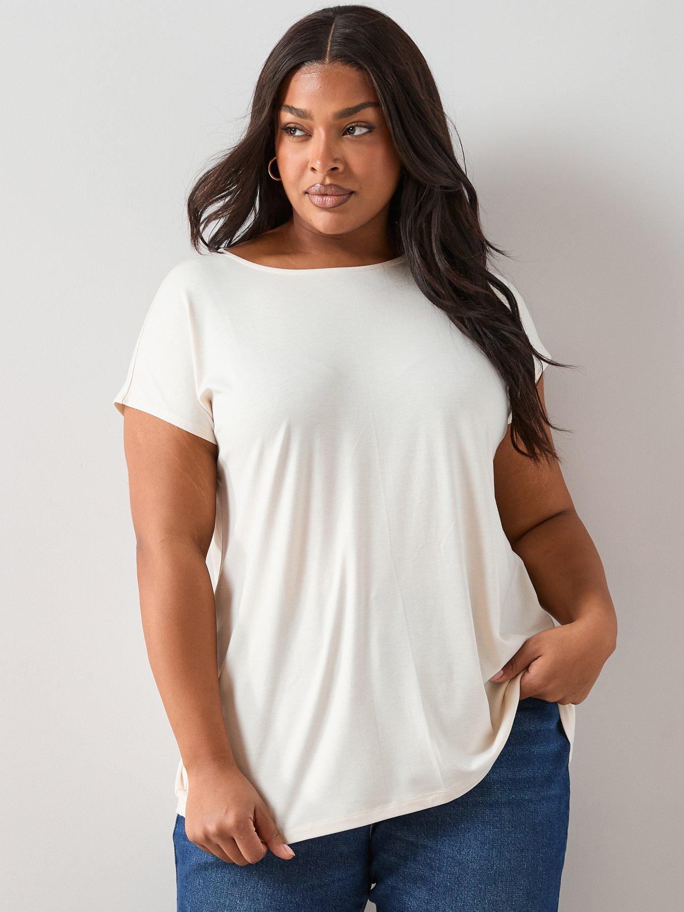 Image 7 of 7 of The Very Collection Curve 2 Pack Longline T-shirt