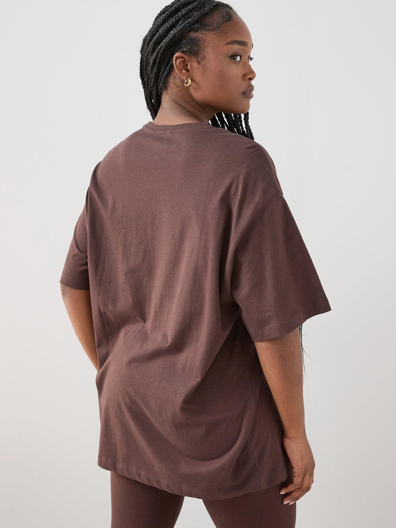 the-very-collection-curve-oversized-t-shirt-amp-legging-set-browndetail