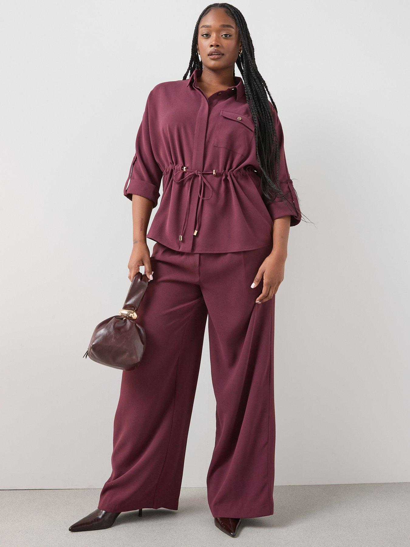 The Very Collection Curve Cinched Waist Shirt Co-ord