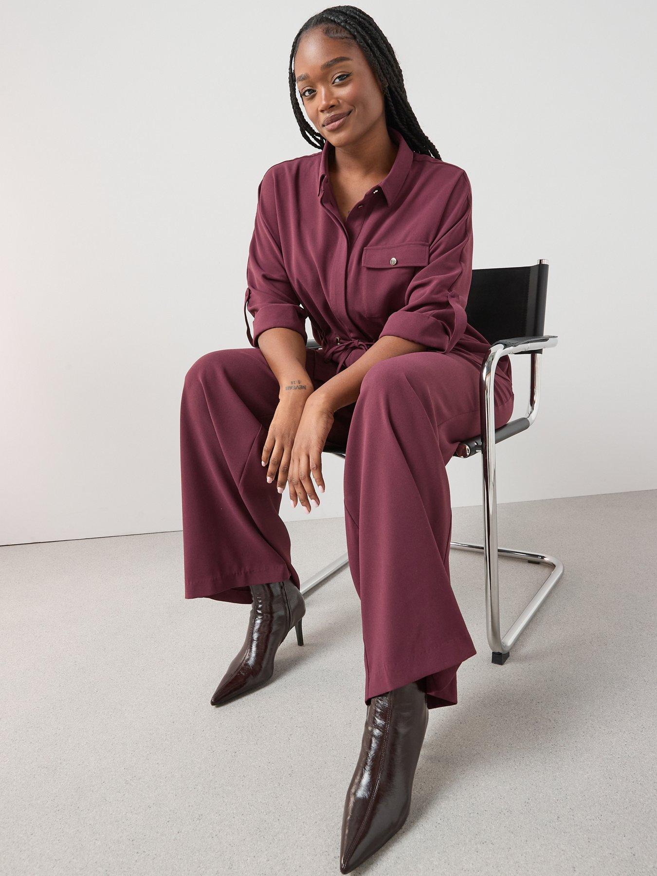 Image 4 of 6 of The Very Collection Curve Cinched Waist Shirt Co-ord