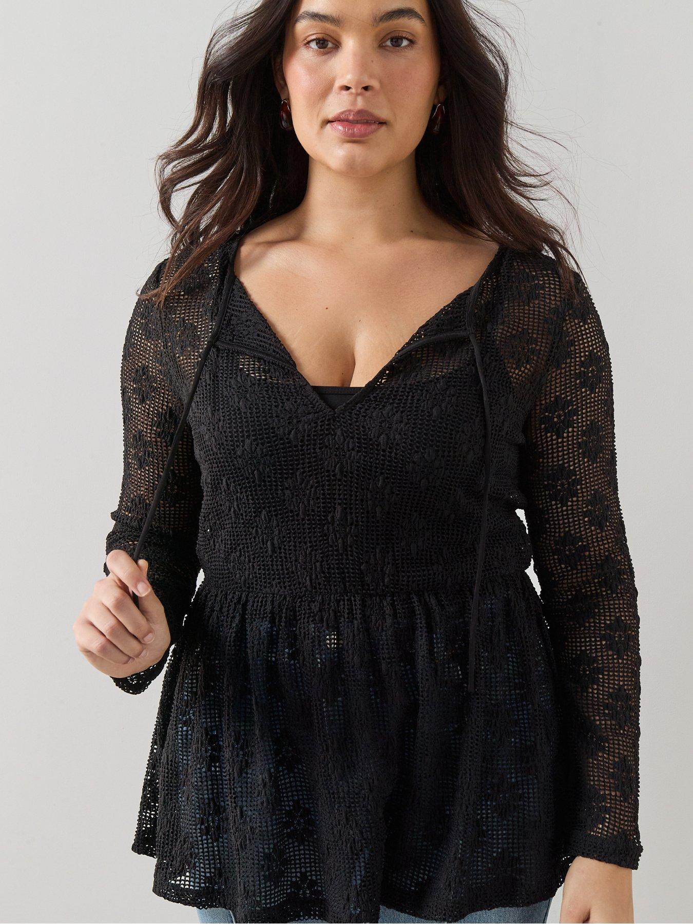 the-very-collection-curve-stretch-lace-top-blackdetail