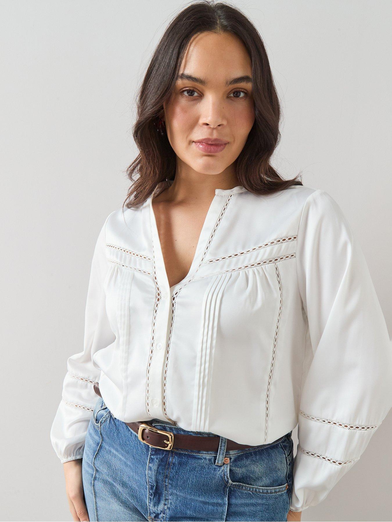 the-very-collection-curve-lace-insert-blouse-ivory
