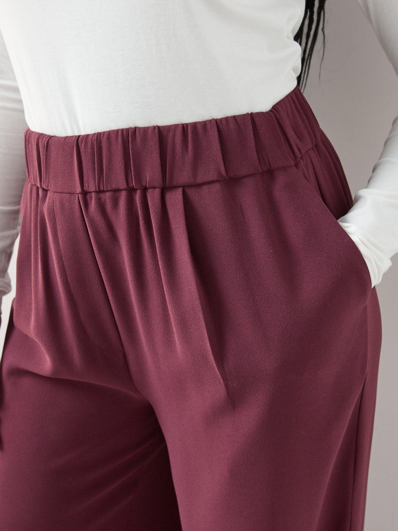 Image 6 of 6 of The Very Collection Curve Elasticated Waist Wide Leg Trouser Co-ord
