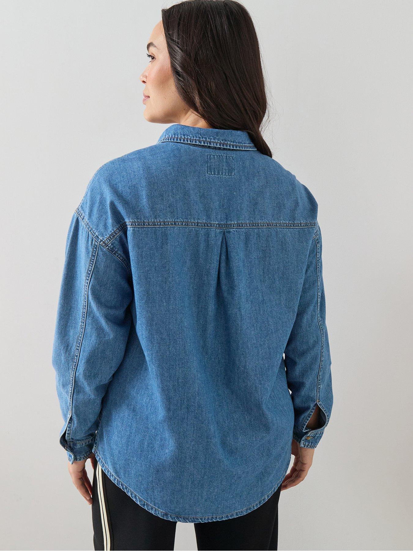 the-very-collection-embroidered-denim-shirt-mid-washstillFront