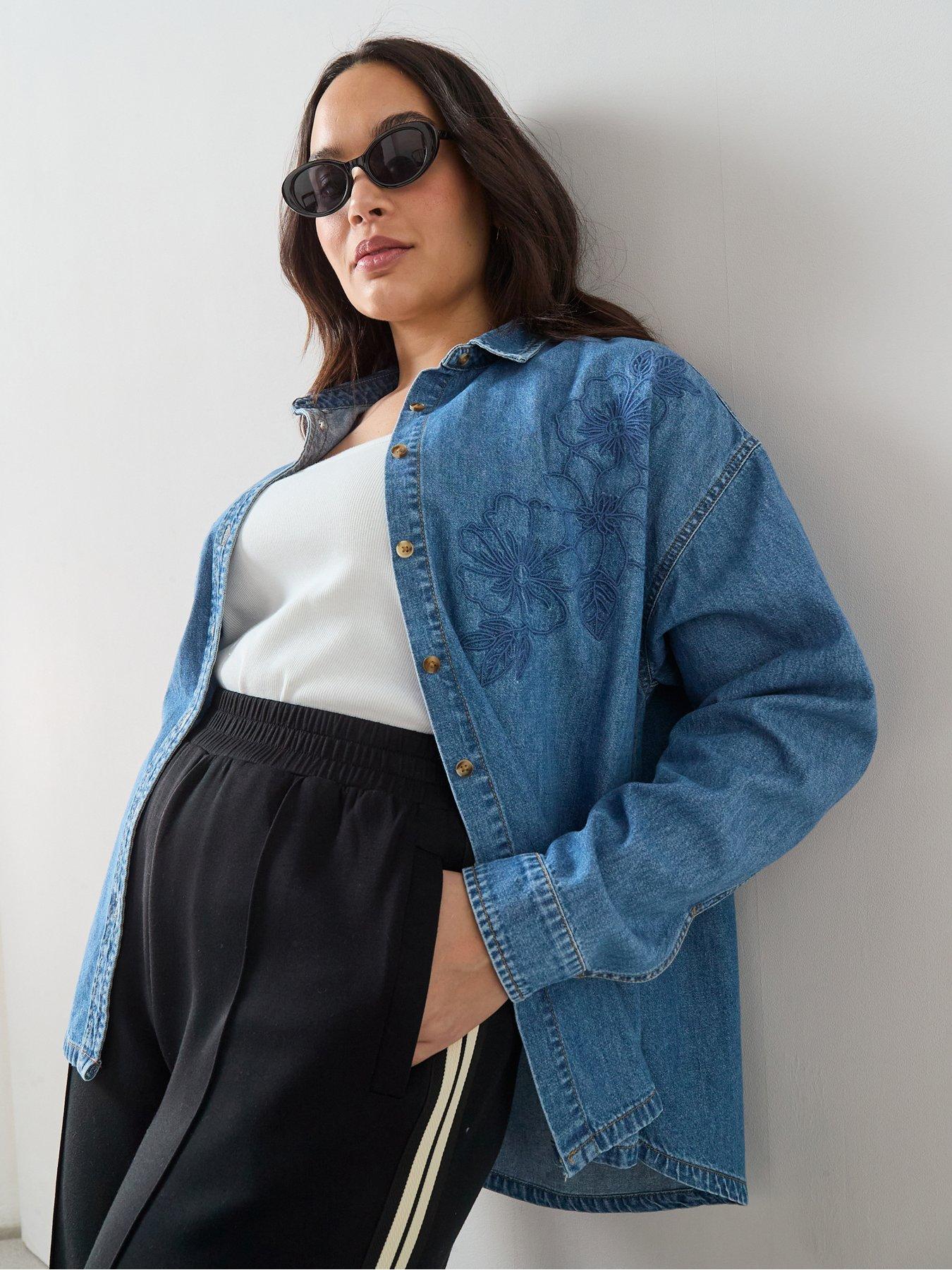 the-very-collection-embroidered-denim-shirt-mid-washdetail