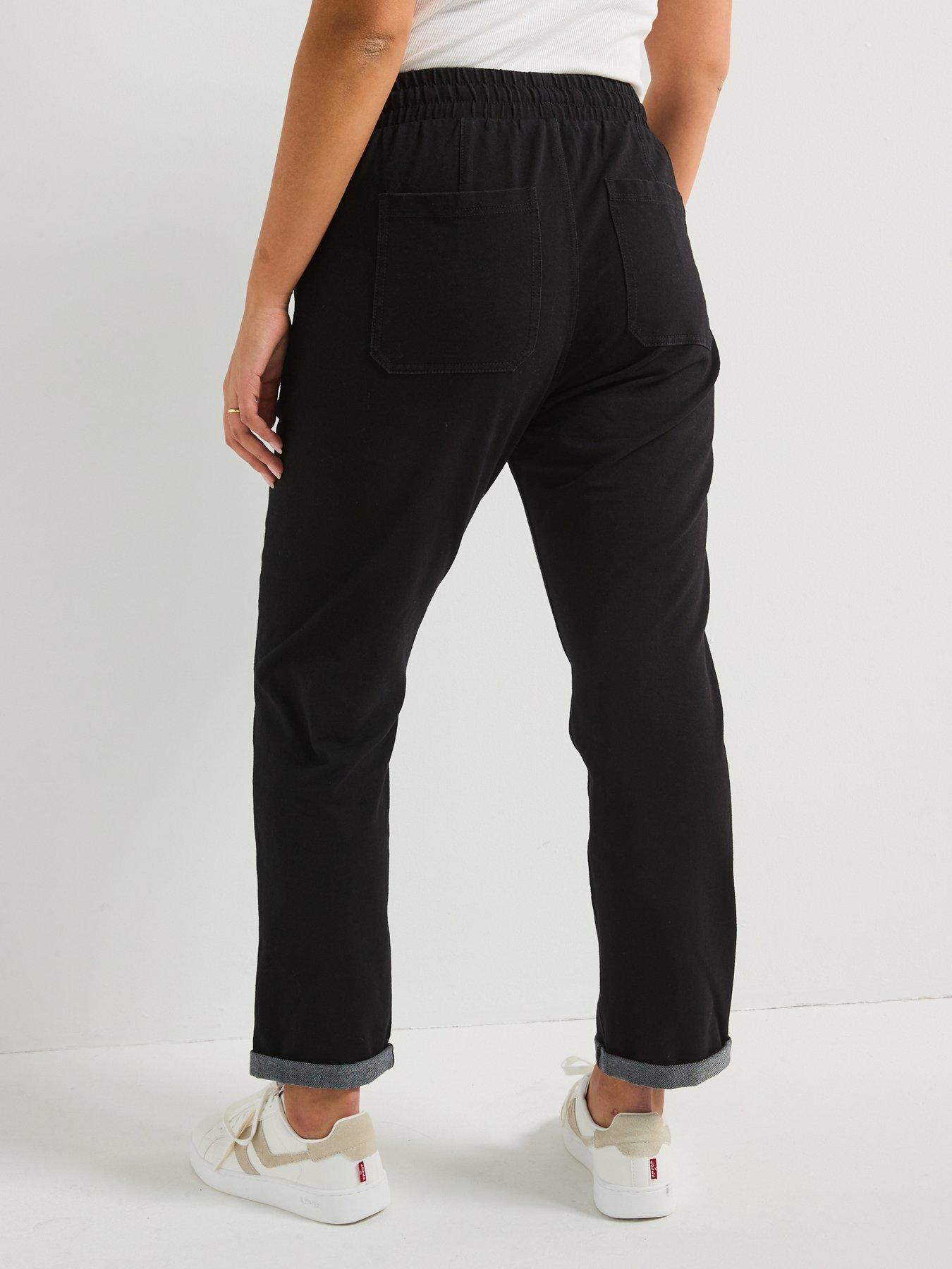 Image 2 of 7 of The Very Collection Curve Stretch Comfort Straight Leg Jean - Black