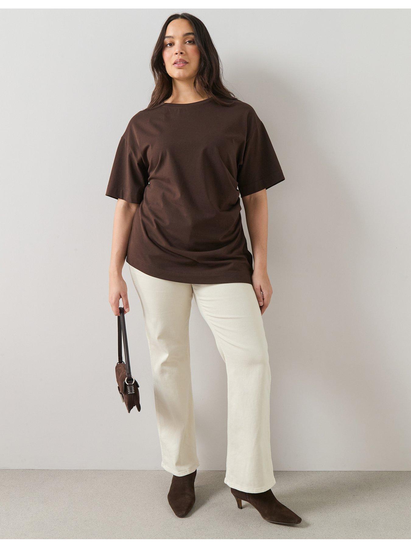 The Very Collection Curve Side Ruched T-shirt