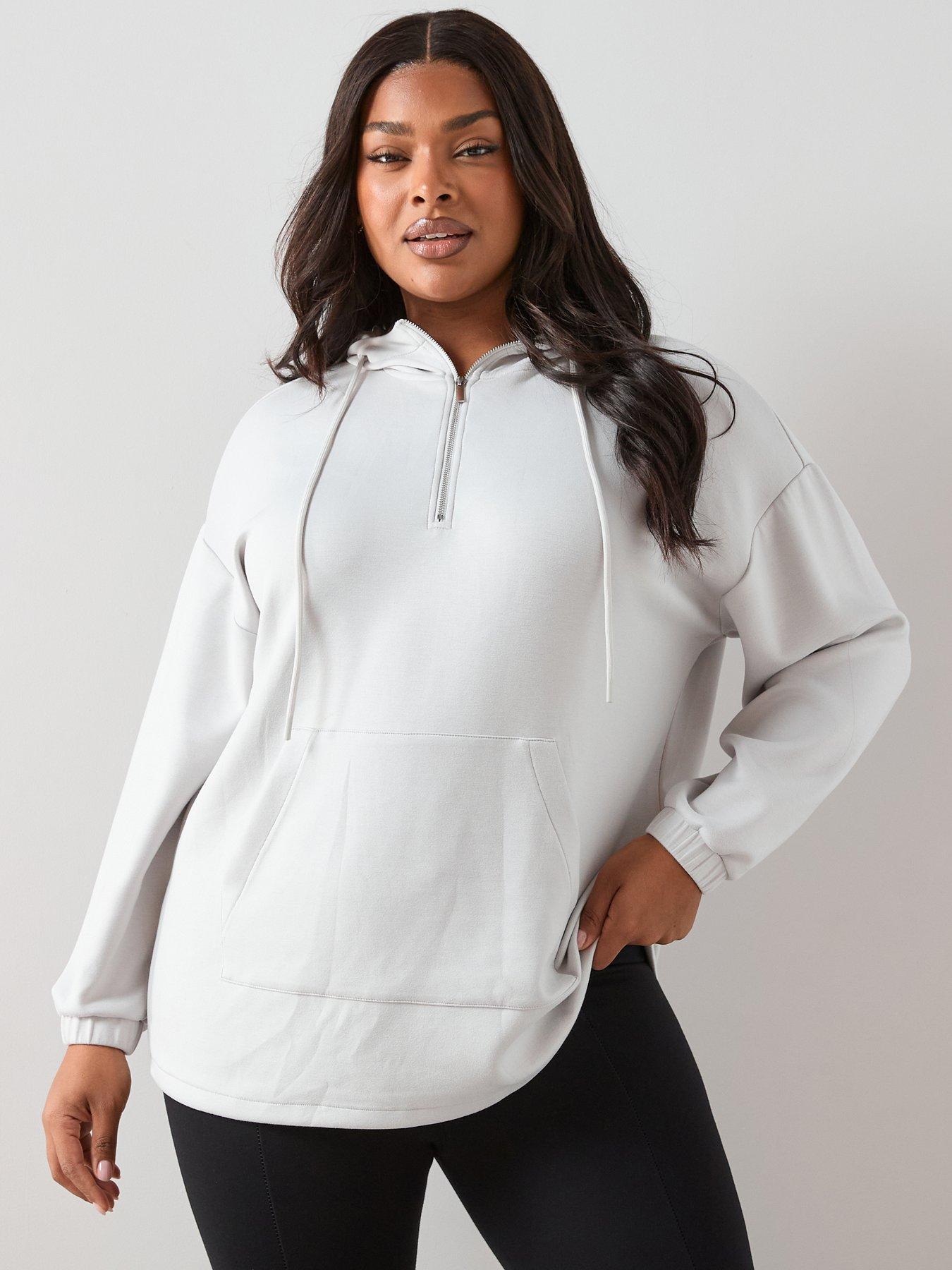 The Very Collection Curve Soft Touch Zip Hoodie