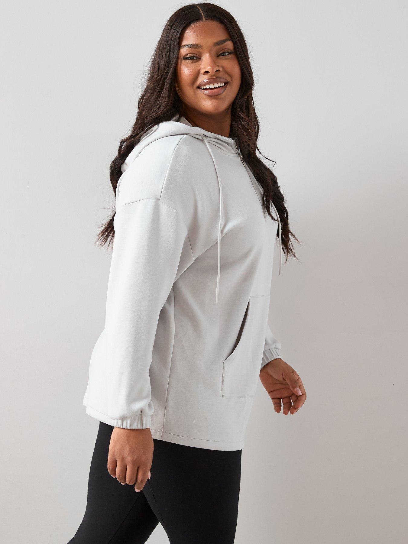 Image 4 of 6 of The Very Collection Curve Soft Touch Zip Hoodie