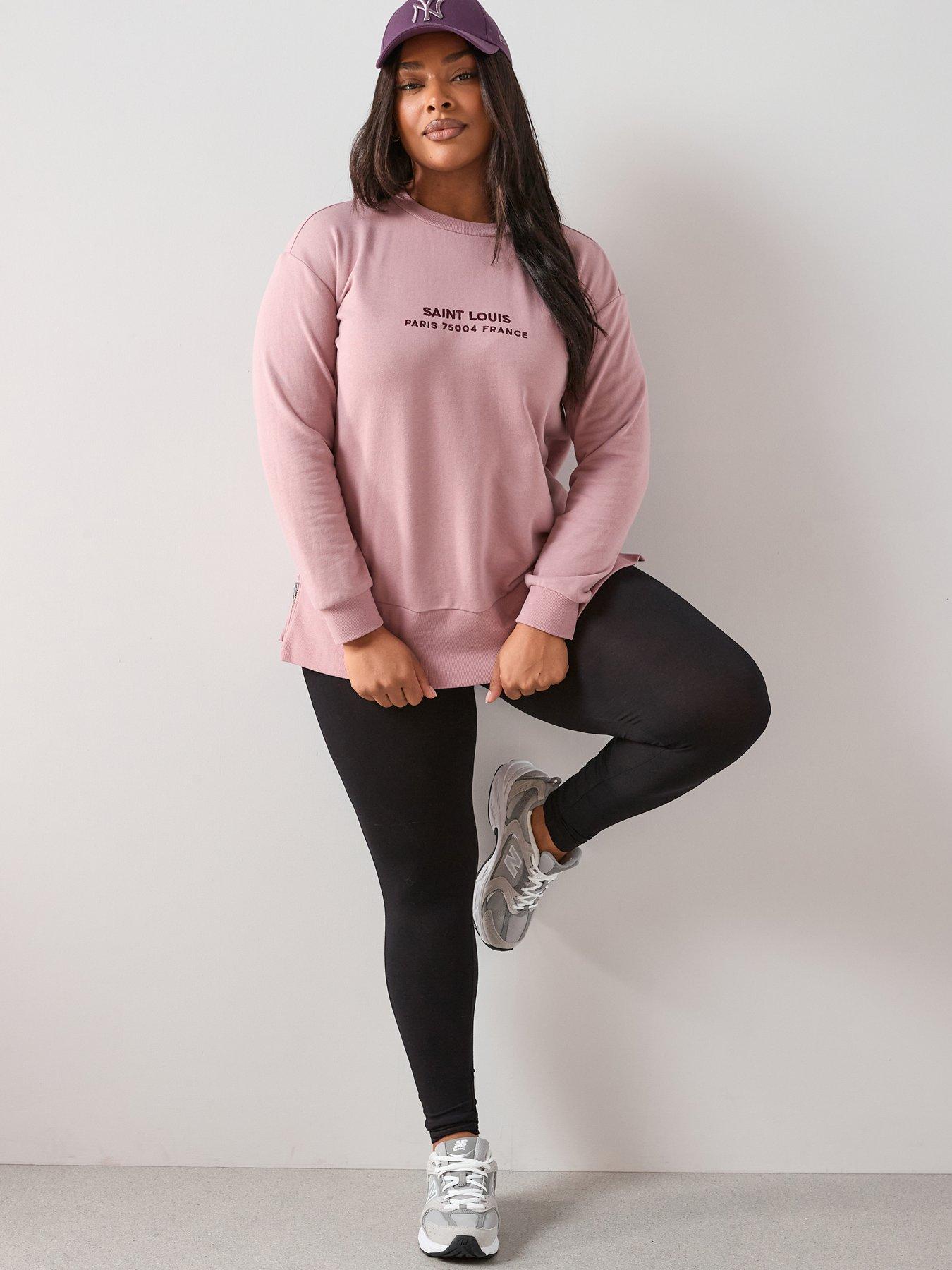 The Very Collection Curve Zip Detail Longline Sweat