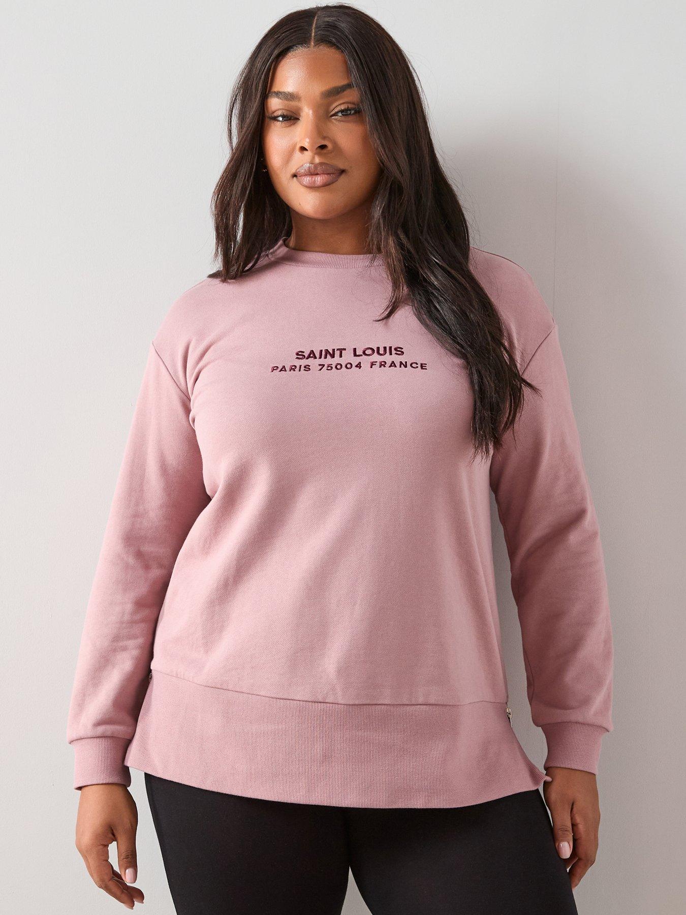 Image 3 of 7 of The Very Collection Curve Zip Detail Longline Sweat