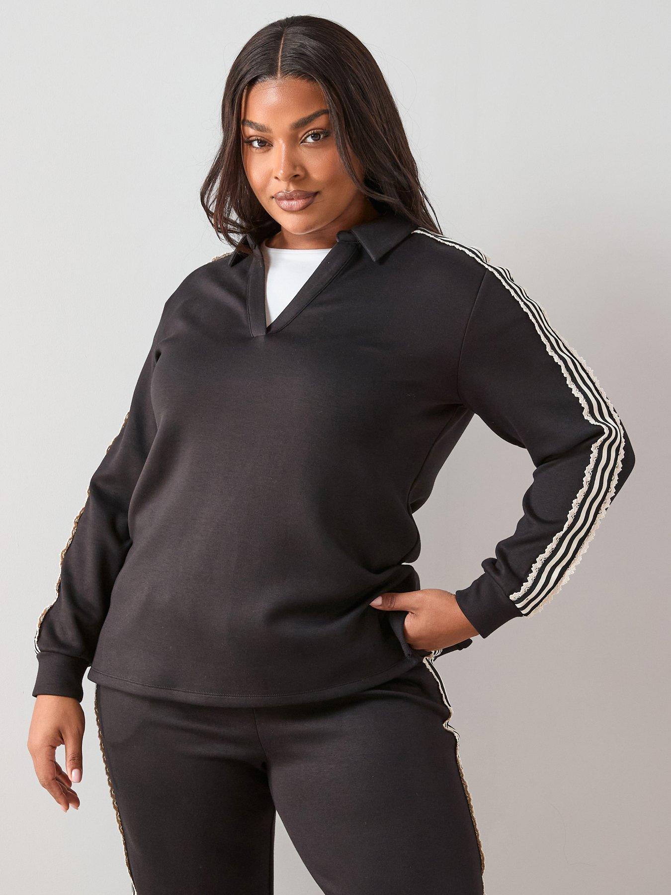 The Very Collection Curve Stripe Detail Sweat Co-ord