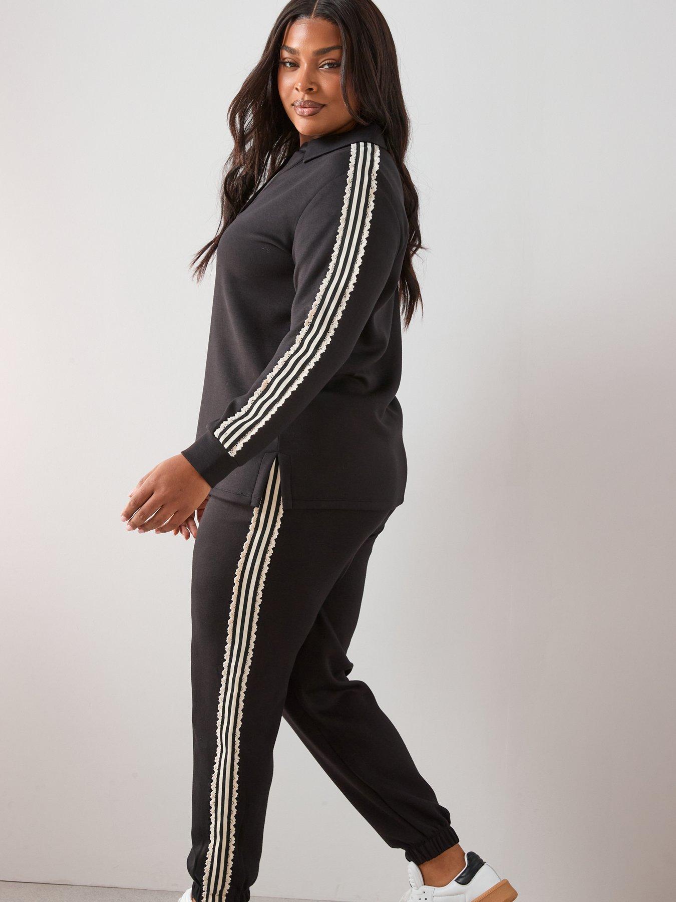 Image 3 of 7 of The Very Collection Curve Stripe Detail Sweat