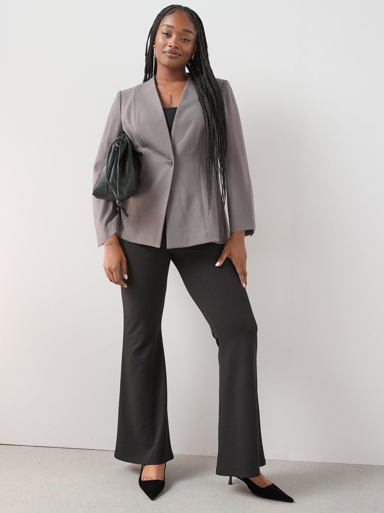 Image 3 of 6 of The Very Collection Curve Cinched Waist Blazer