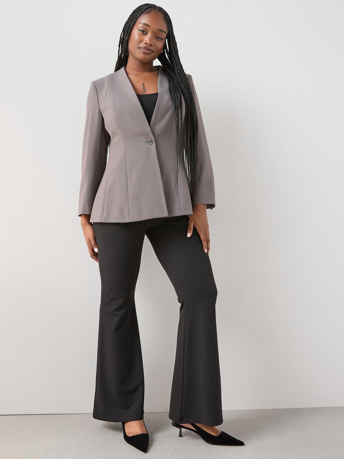 Image 5 of 6 of The Very Collection Curve Cinched Waist Blazer