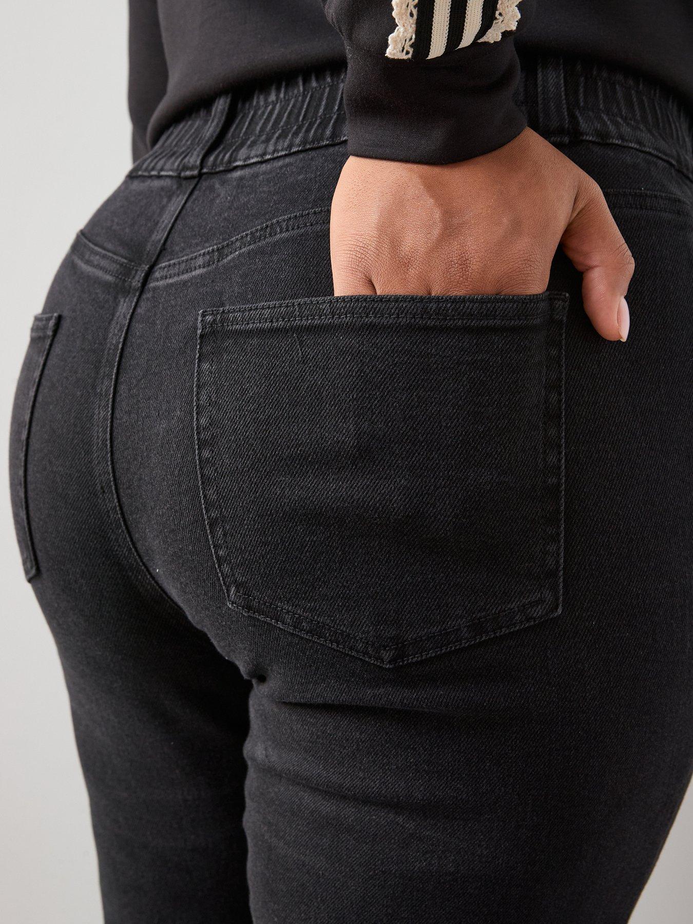 Image 5 of 7 of The Very Collection Curve Elasticated Wide Leg Jean