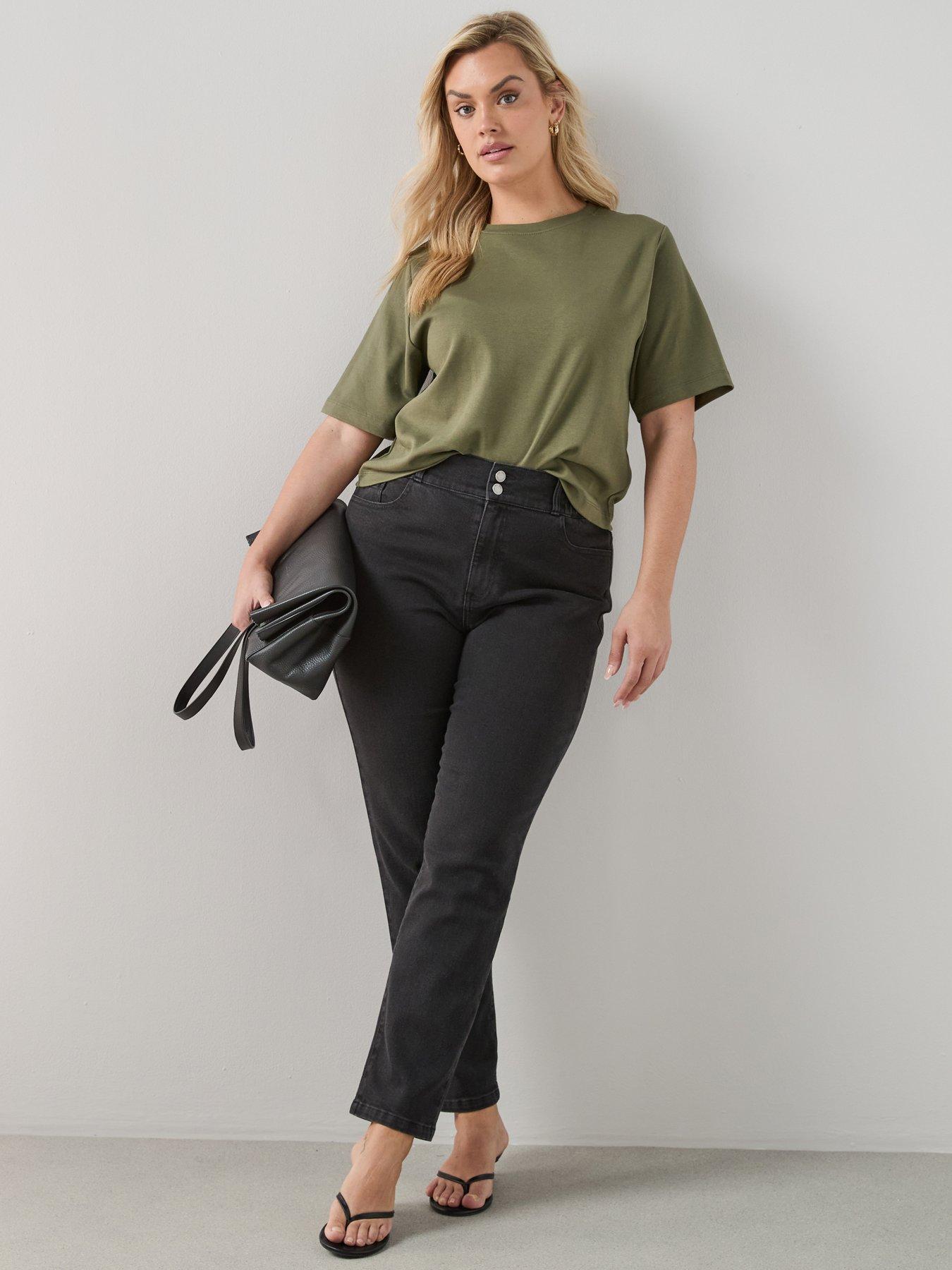 The Very Collection Curve Elasticated Waist Mom Jean