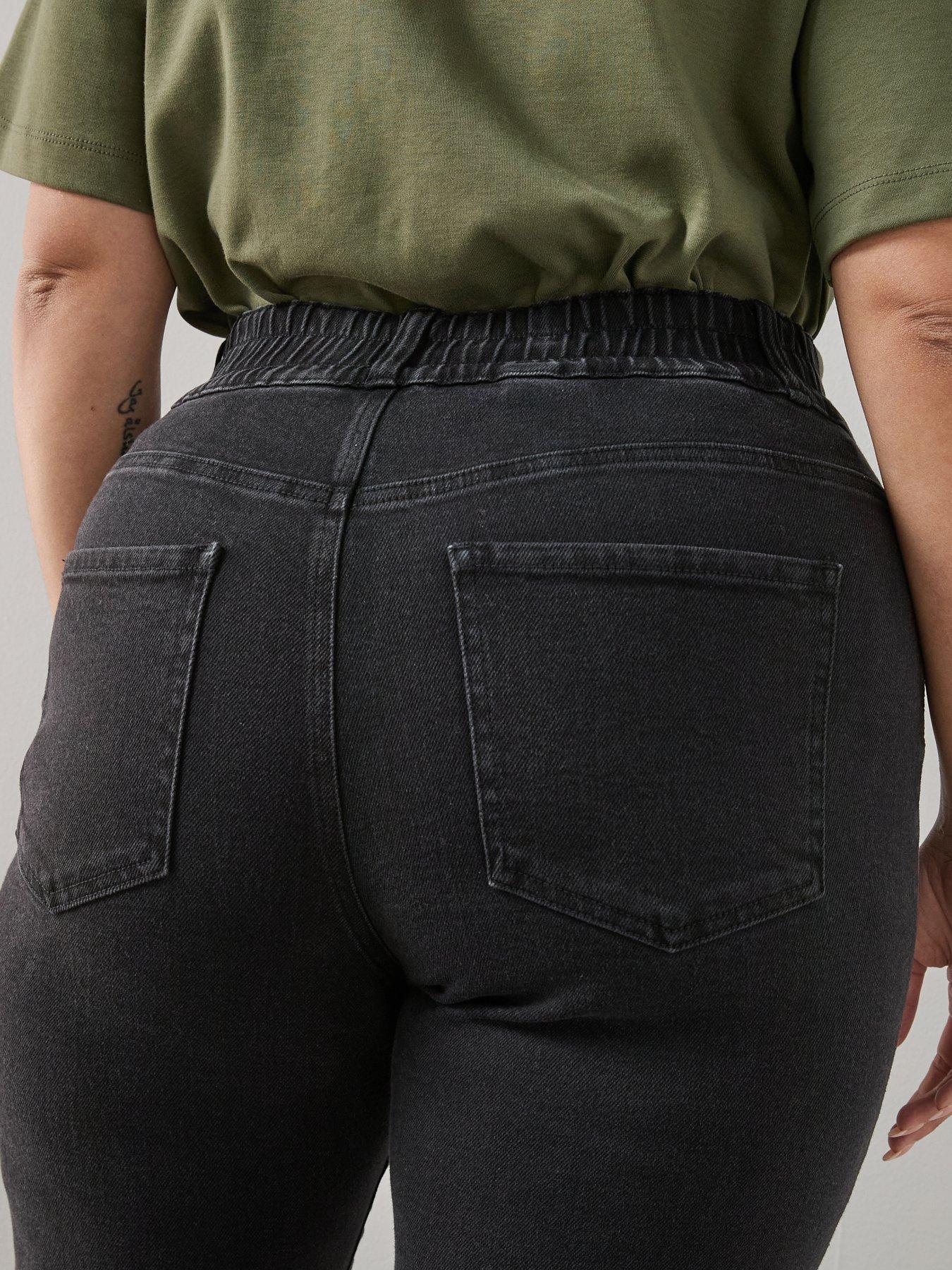 Image 5 of 7 of The Very Collection Curve Elasticated Waist Mom Jean