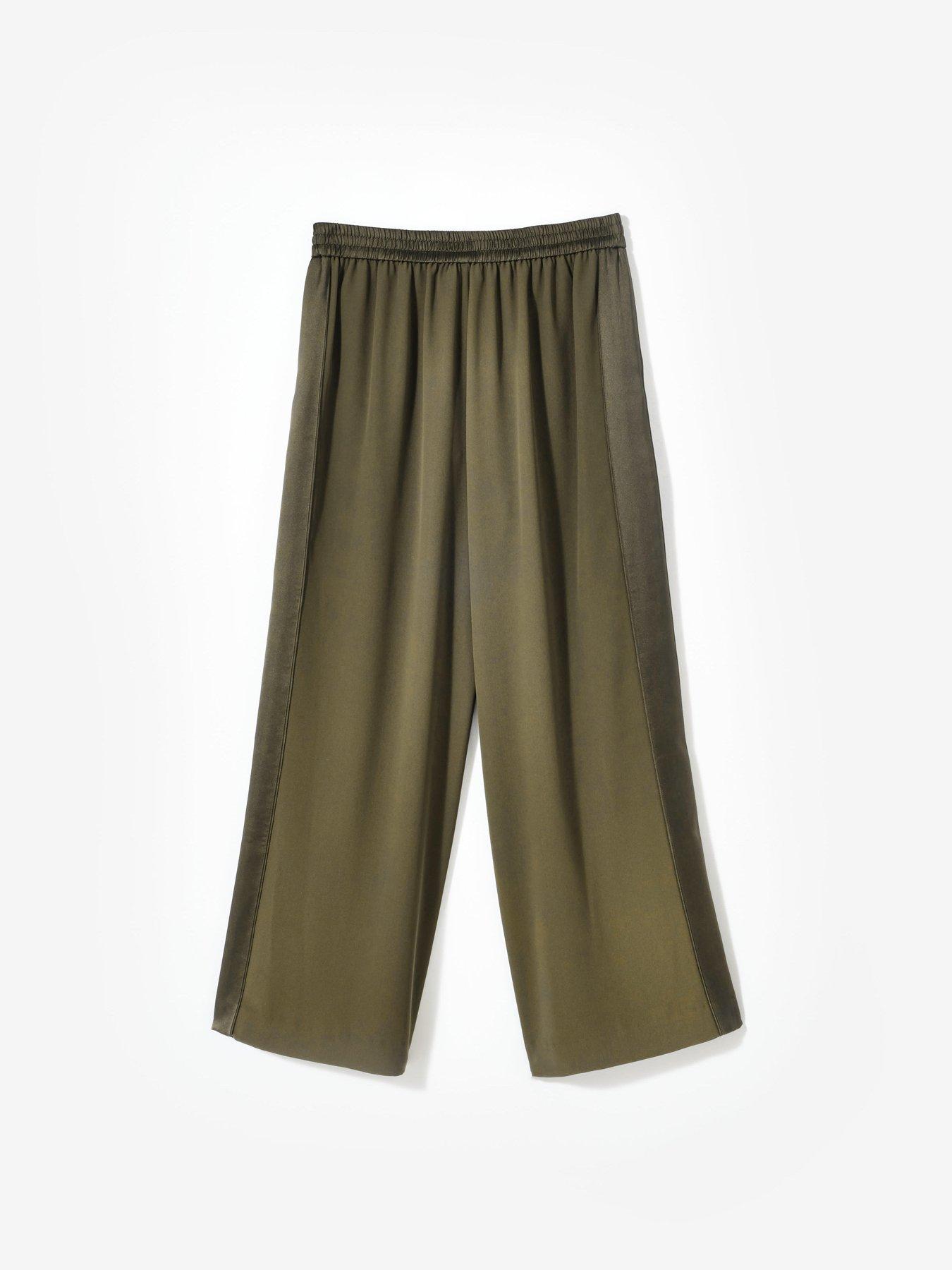 Image 6 of 6 of Mint Velvet Khaki Side Stripe Trouser - Green