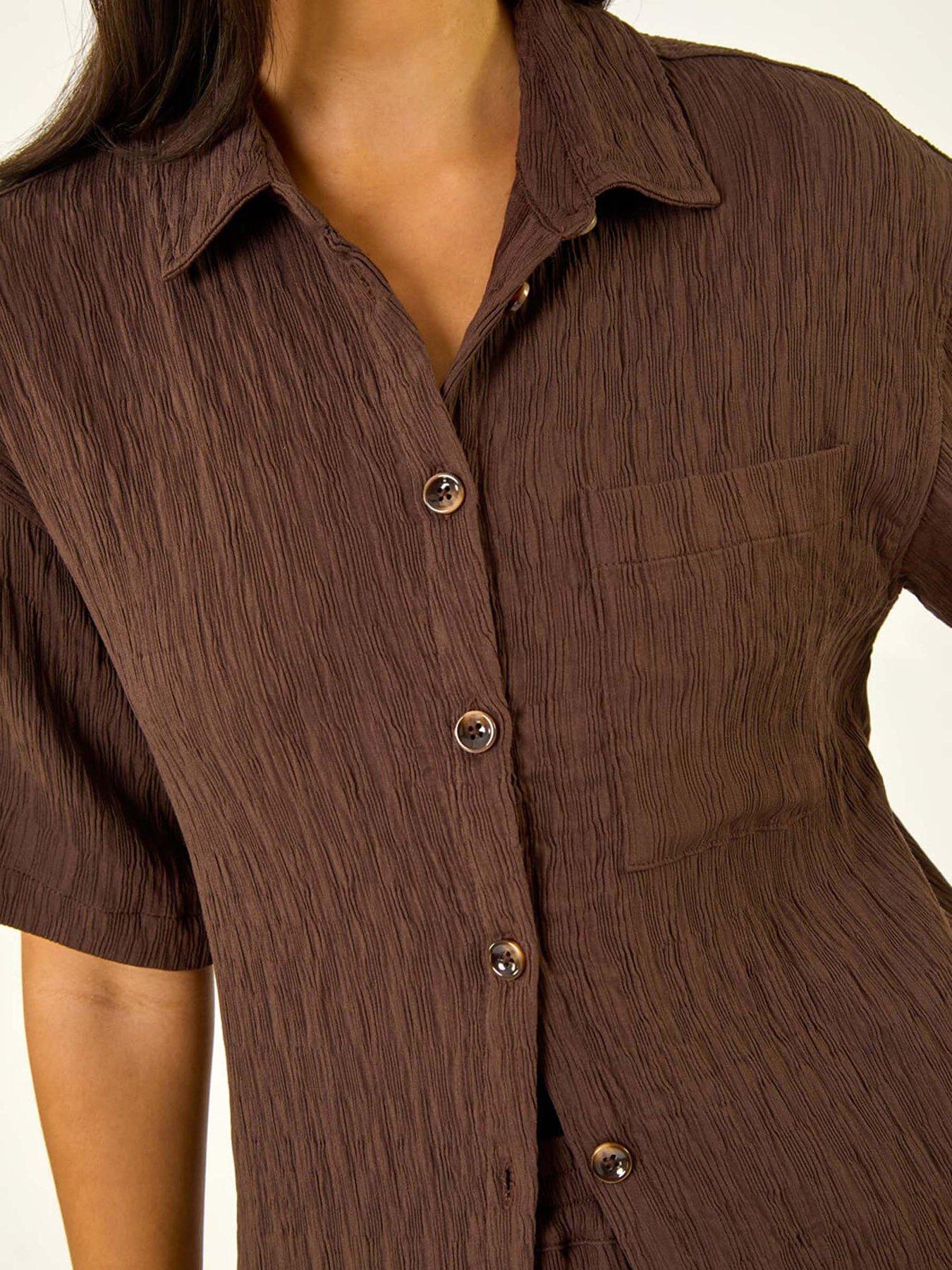roman-dusk-textured-buttoned-blouse-browndetail