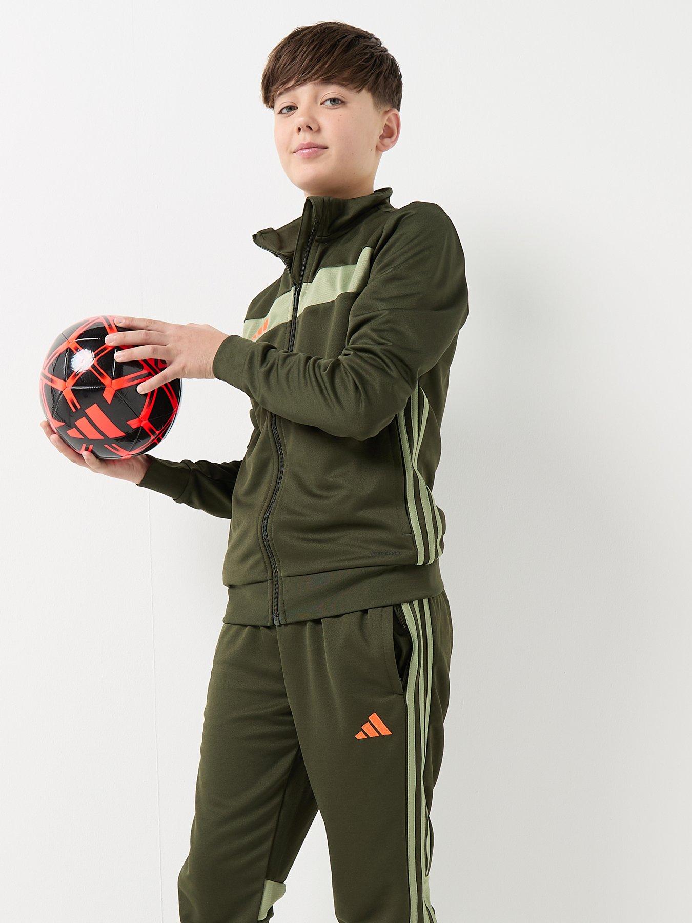adidas Junior Tiro Essentials Tracksuit - Green