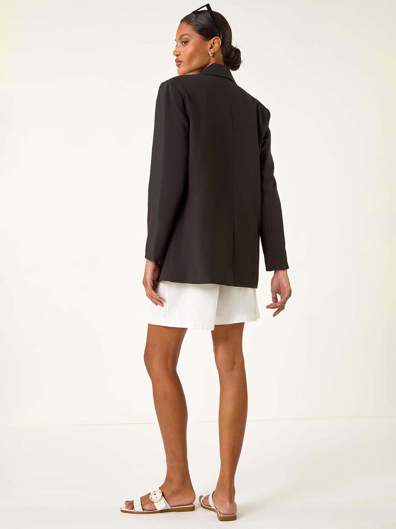 roman-single-breasted-smart-blazer-blackstillFront