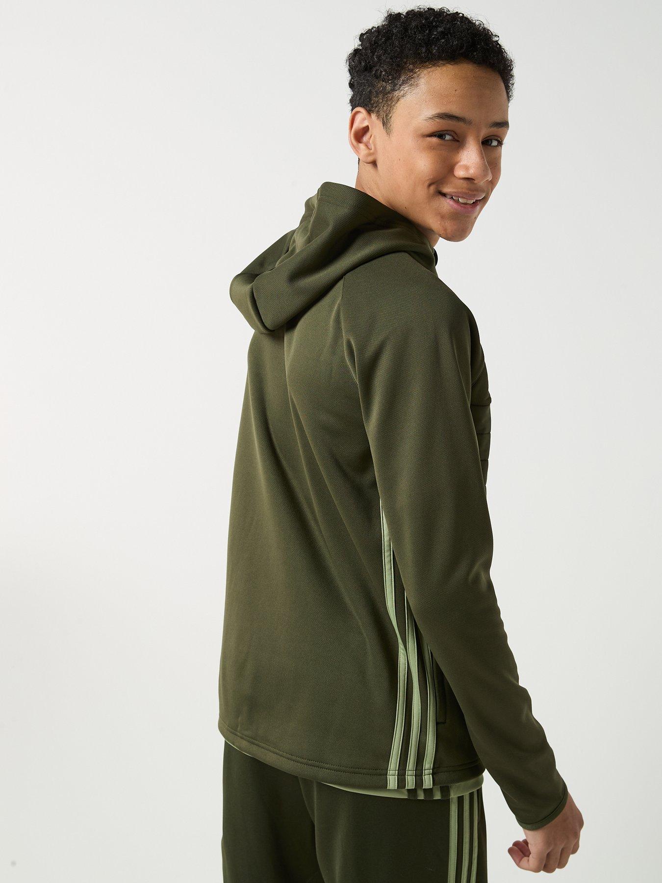 adidas-junior-tiro-essentials-hoodie-greenstillFront