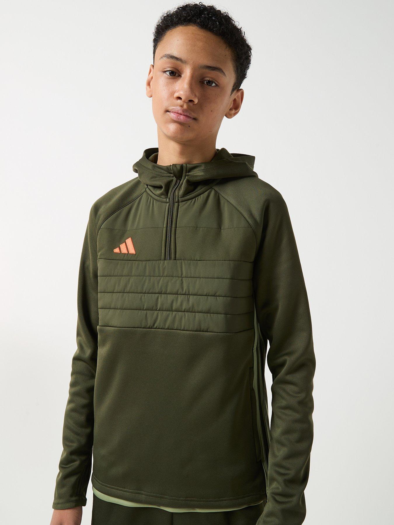 adidas-junior-tiro-essentials-hoodie-greendetail