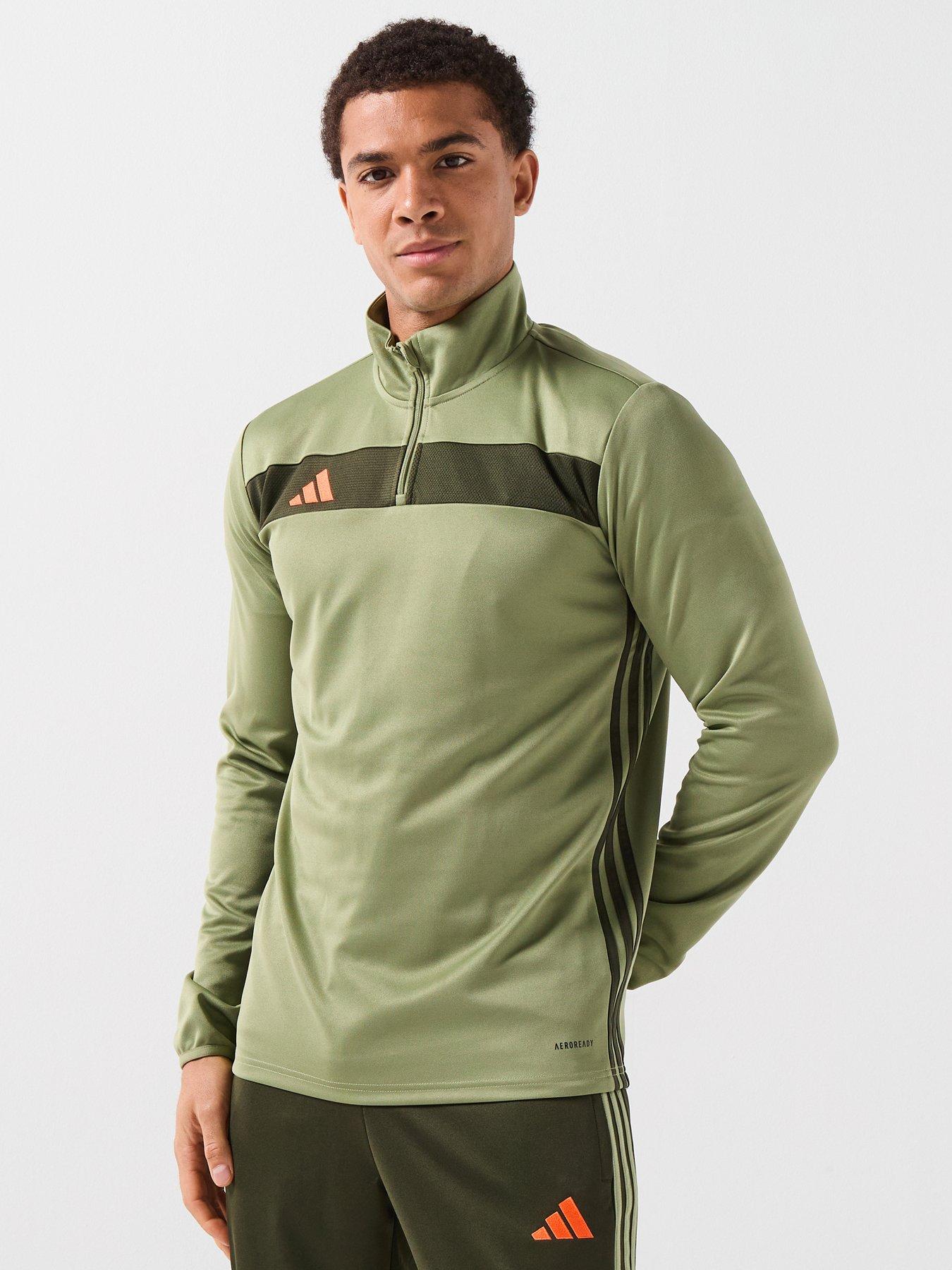 Image 1 of 6 of adidas Mens Tiro Essentials Tracksuit Top - Green