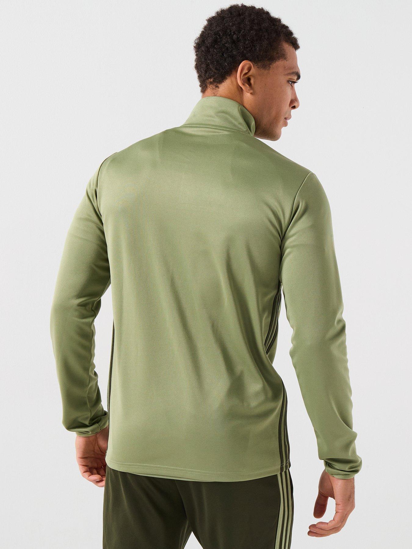 Image 2 of 6 of adidas Mens Tiro Essentials Tracksuit Top - Green