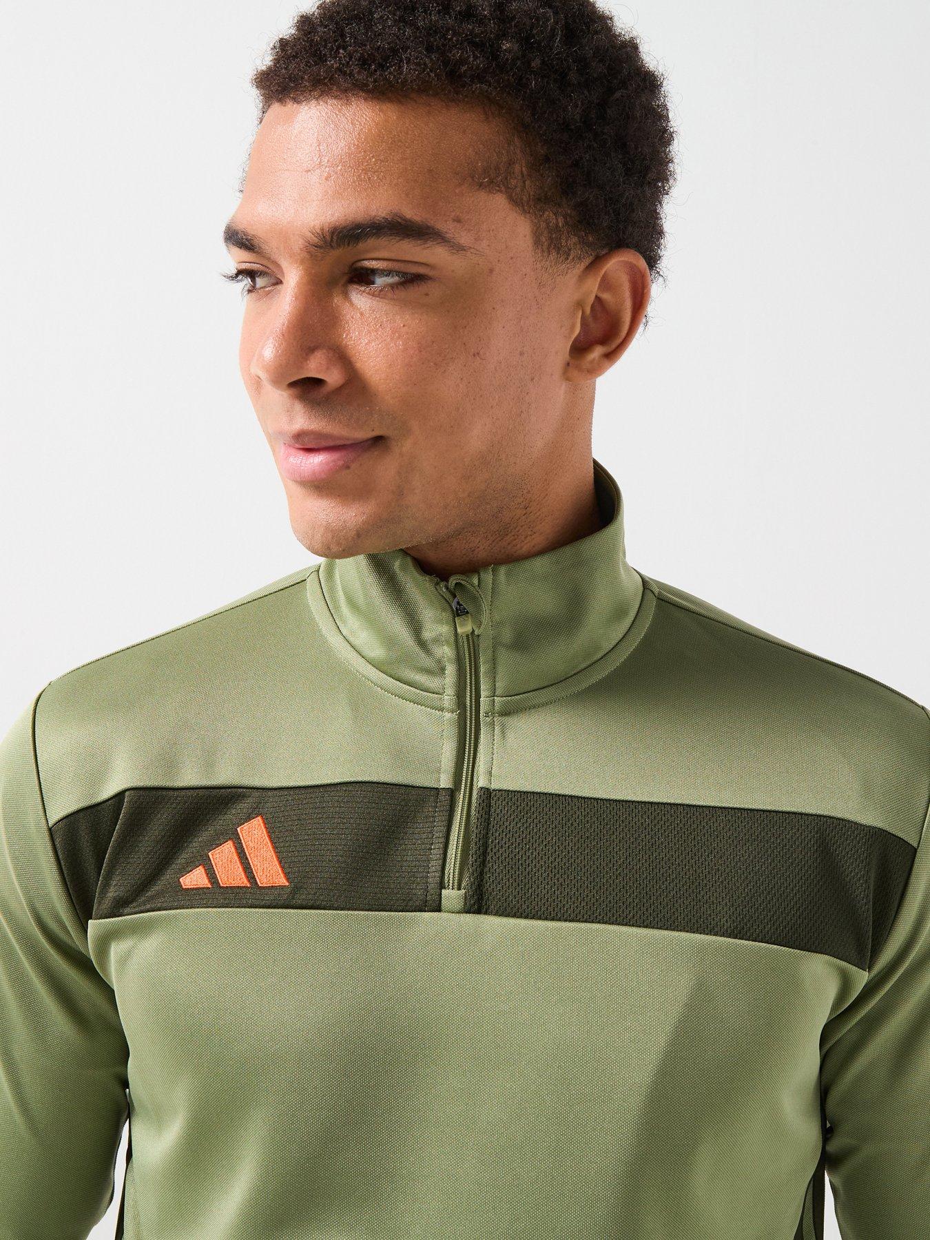 Image 4 of 6 of adidas Mens Tiro Essentials Tracksuit Top - Green