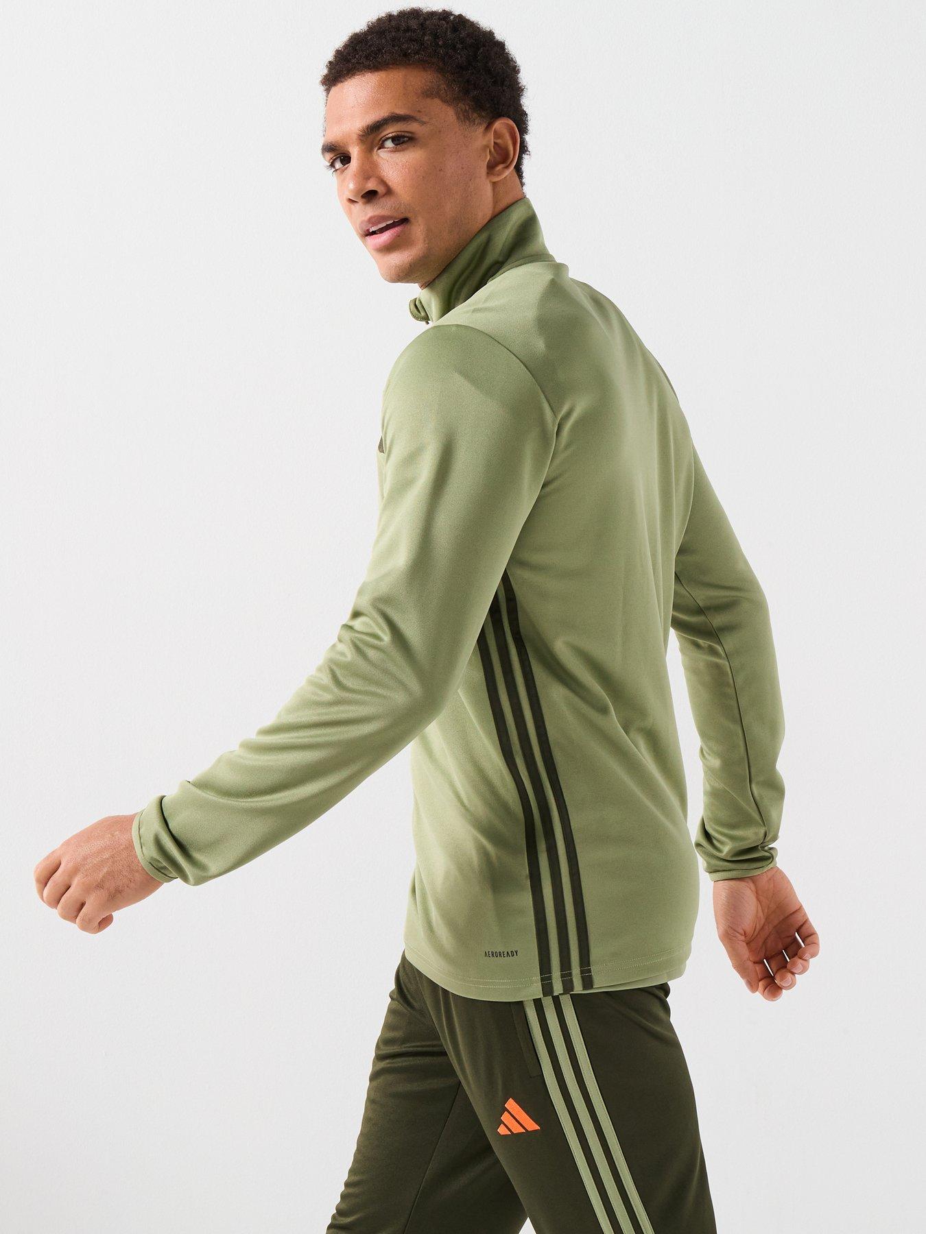 Image 6 of 6 of adidas Mens Tiro Essentials Tracksuit Top - Green