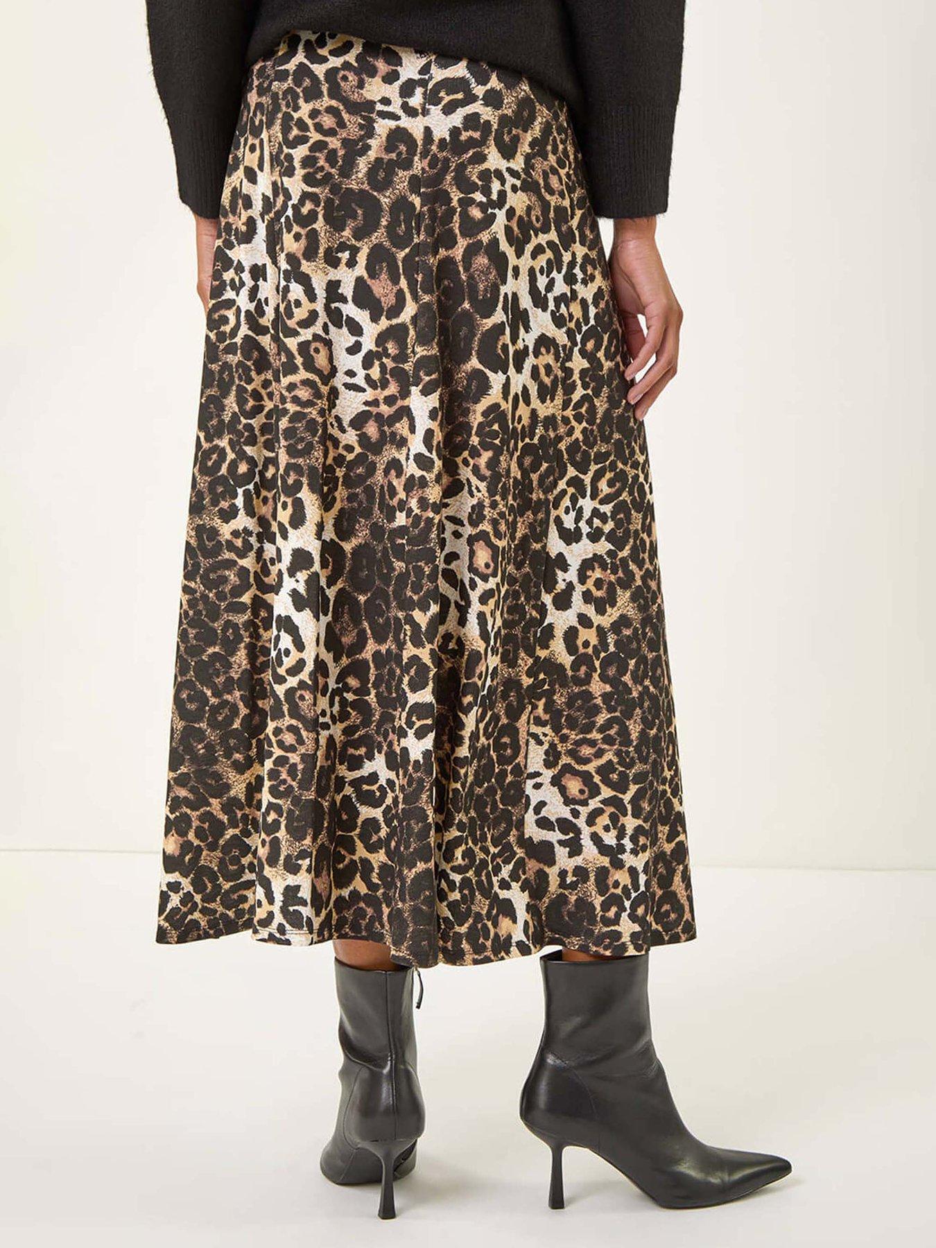 roman-animal-print-midi-skirt-blackstillFront
