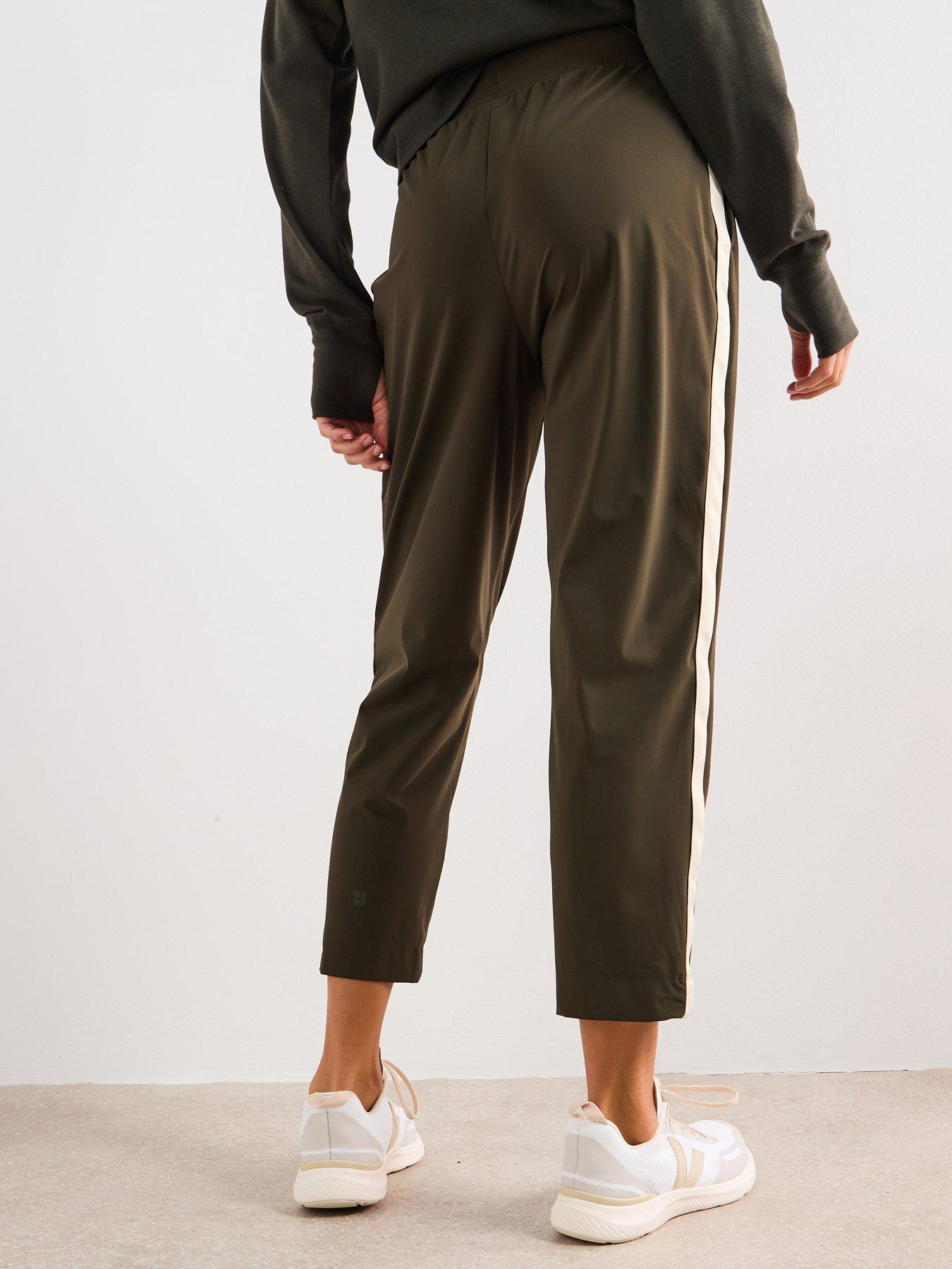 Image 2 of 6 of Sweaty Betty Explorer Side Stripe 25" Trouser - Green